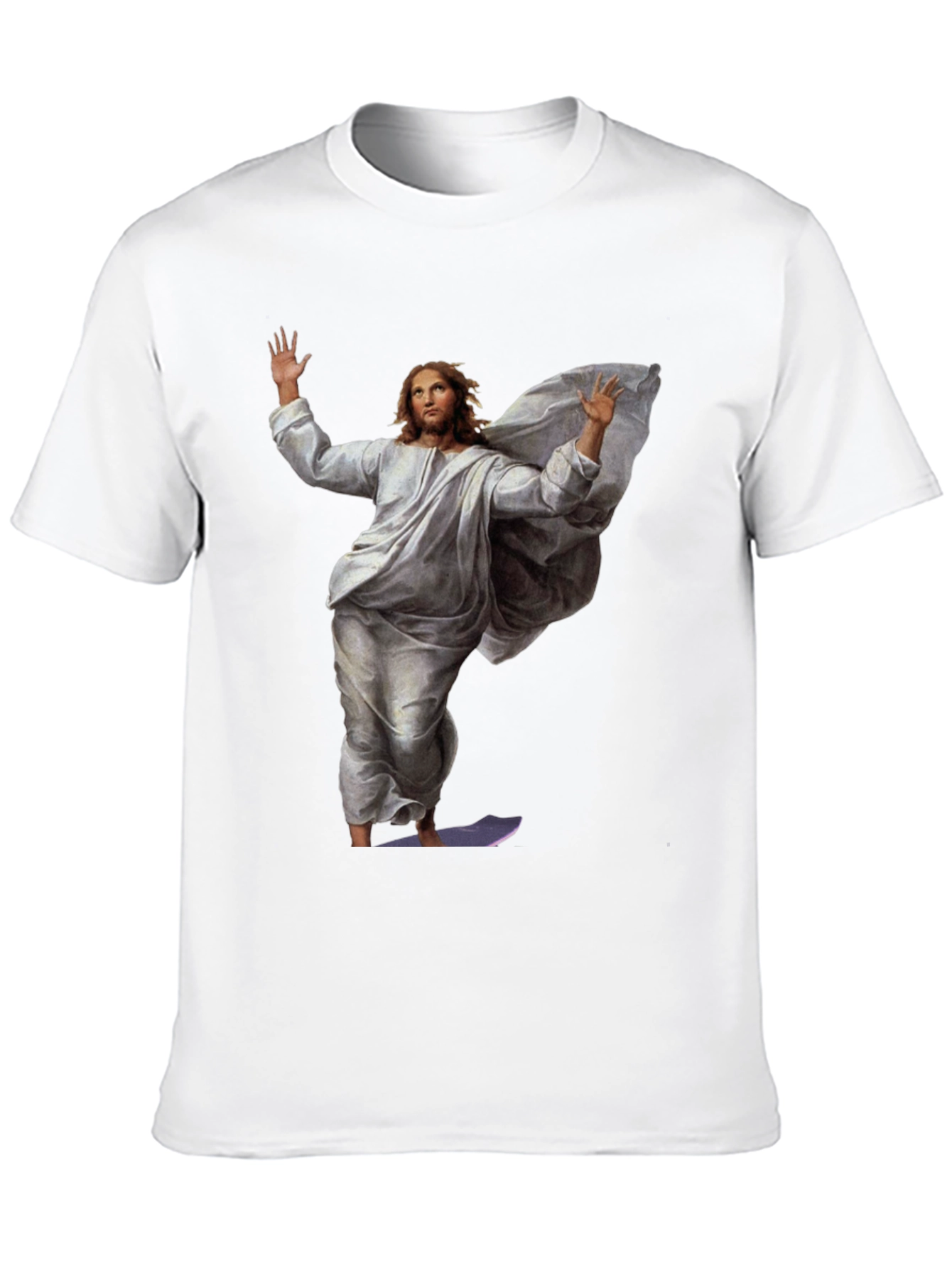 Jesus Surfing Graphic Tee - Black