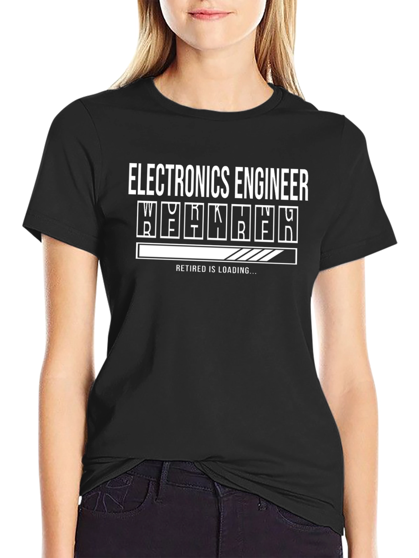 Electronics Engineer Retired Loading Funny T-Shirt