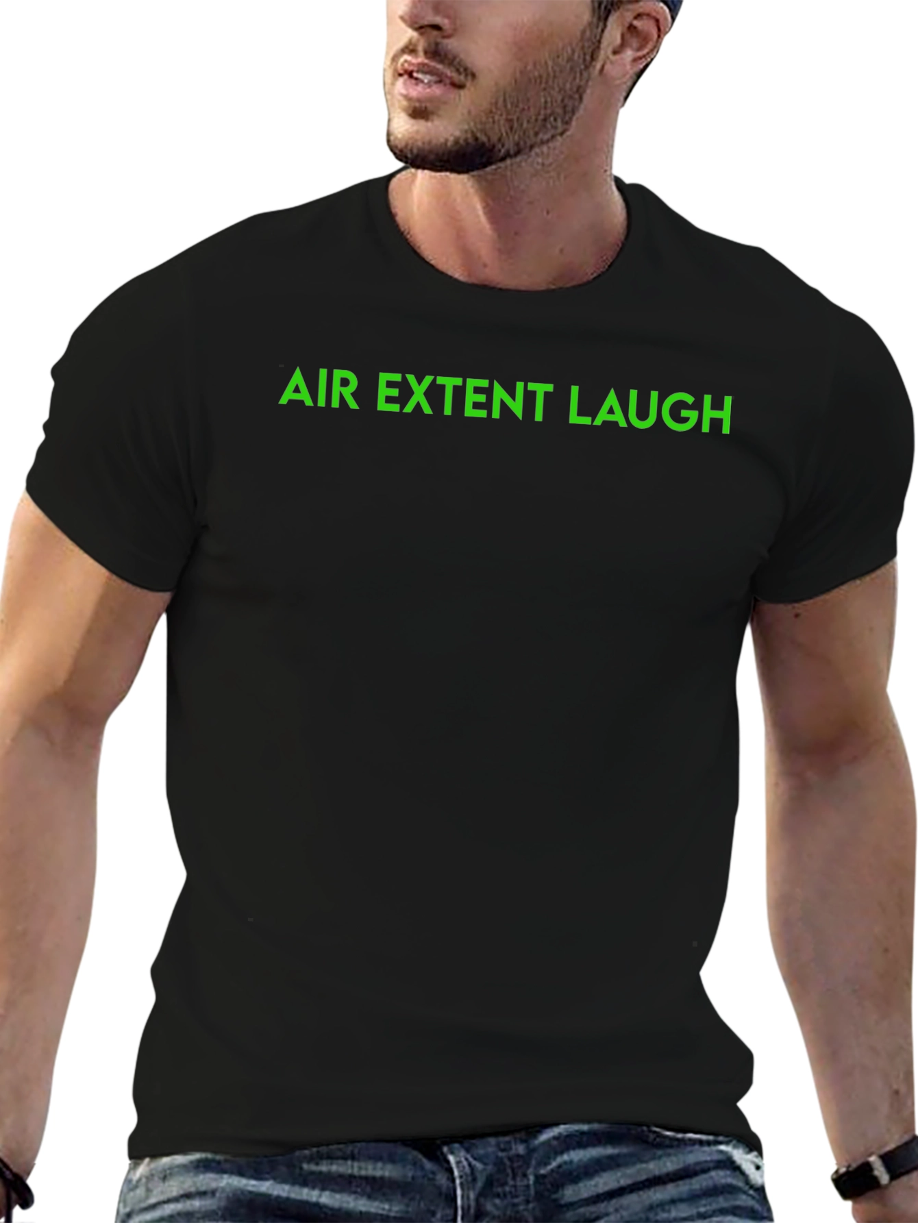 Air Extent Laugh Black T-Shirt