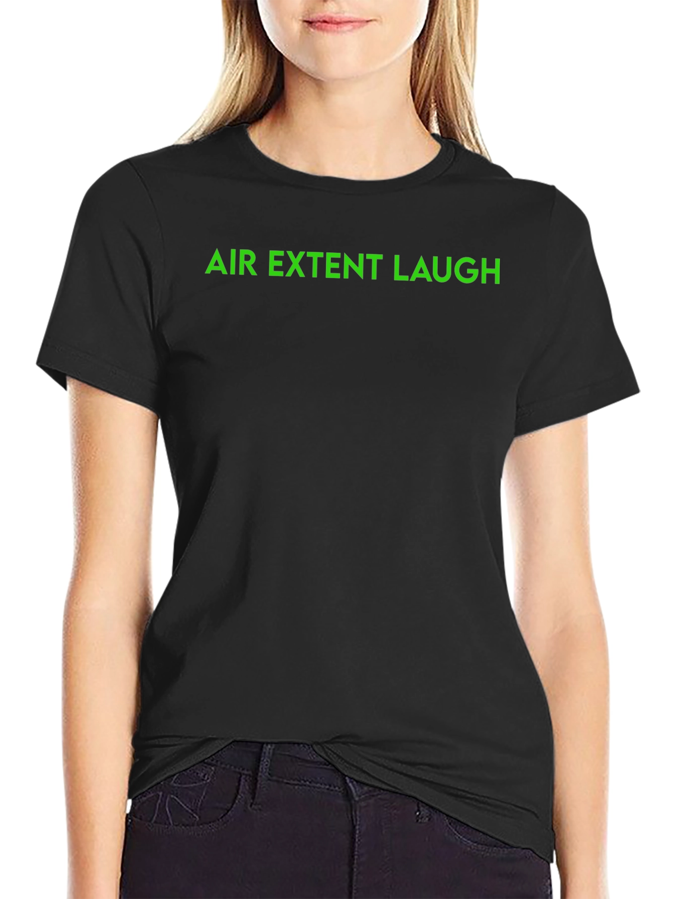 Air Extent Laugh Black T-Shirt