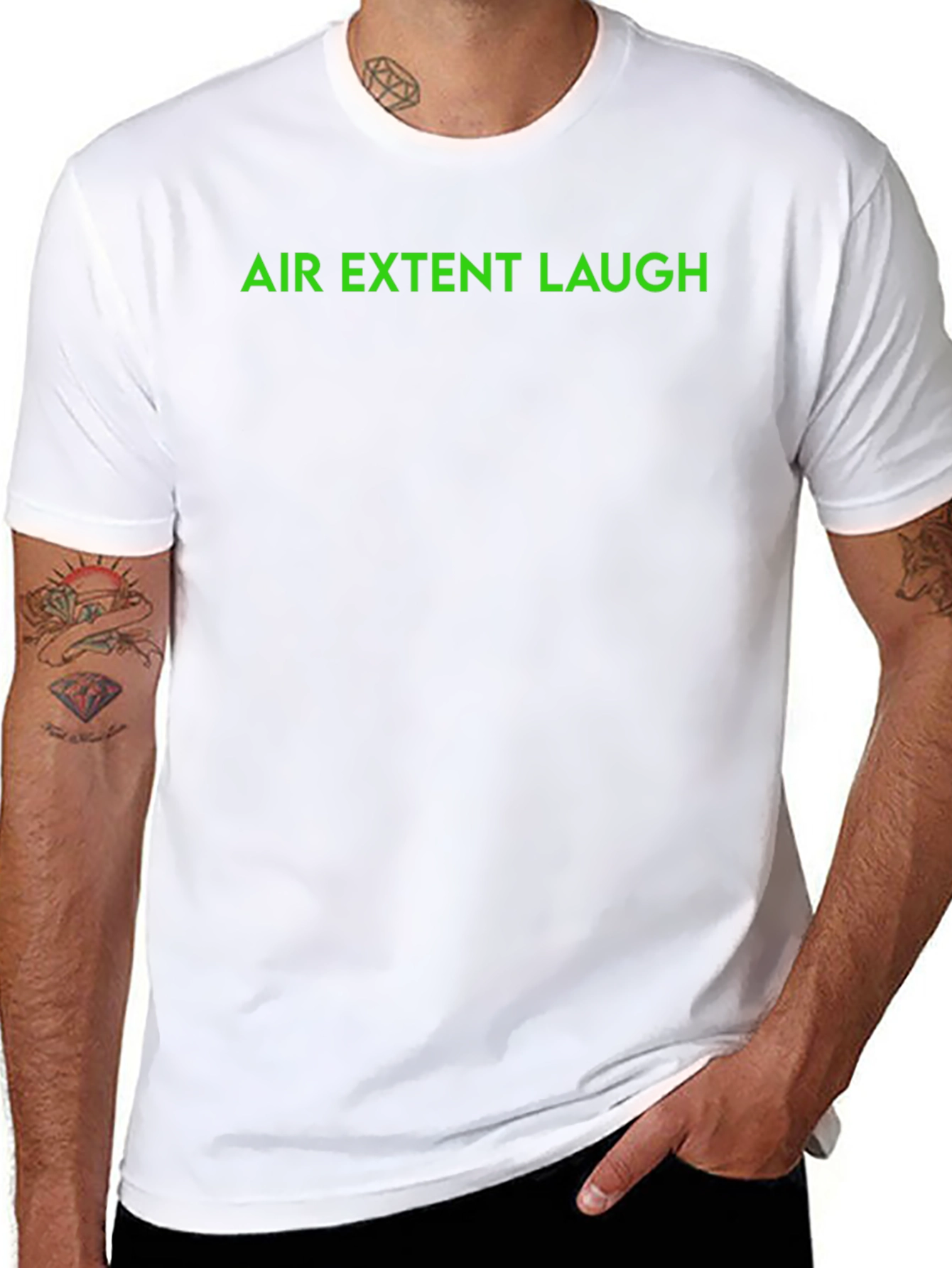 Air Extent Laugh Black T-Shirt