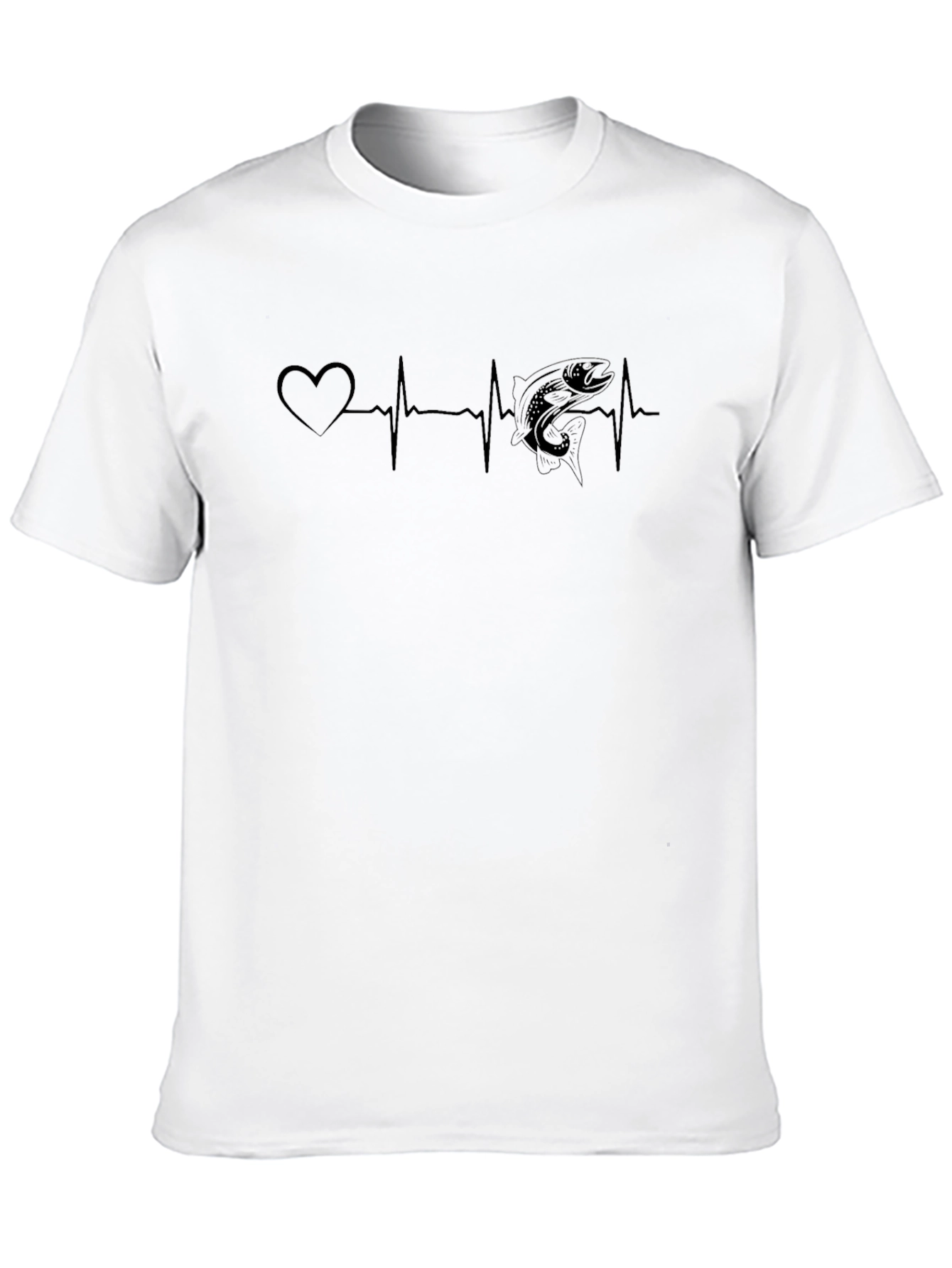 Heartbeat Fishing T-Shirt - Anglers Passion