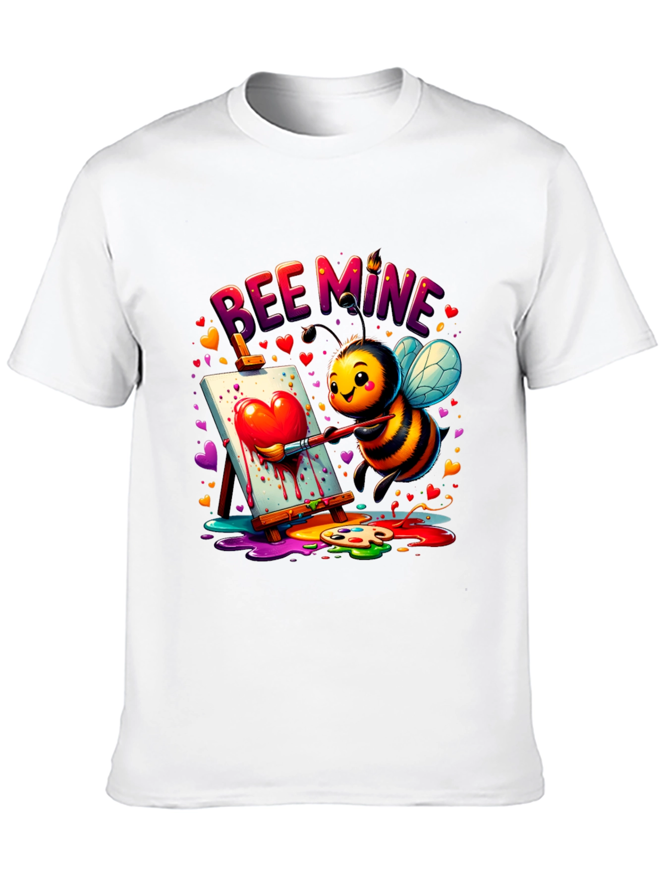 Bee Mine Graphic Tee - Valentines Day