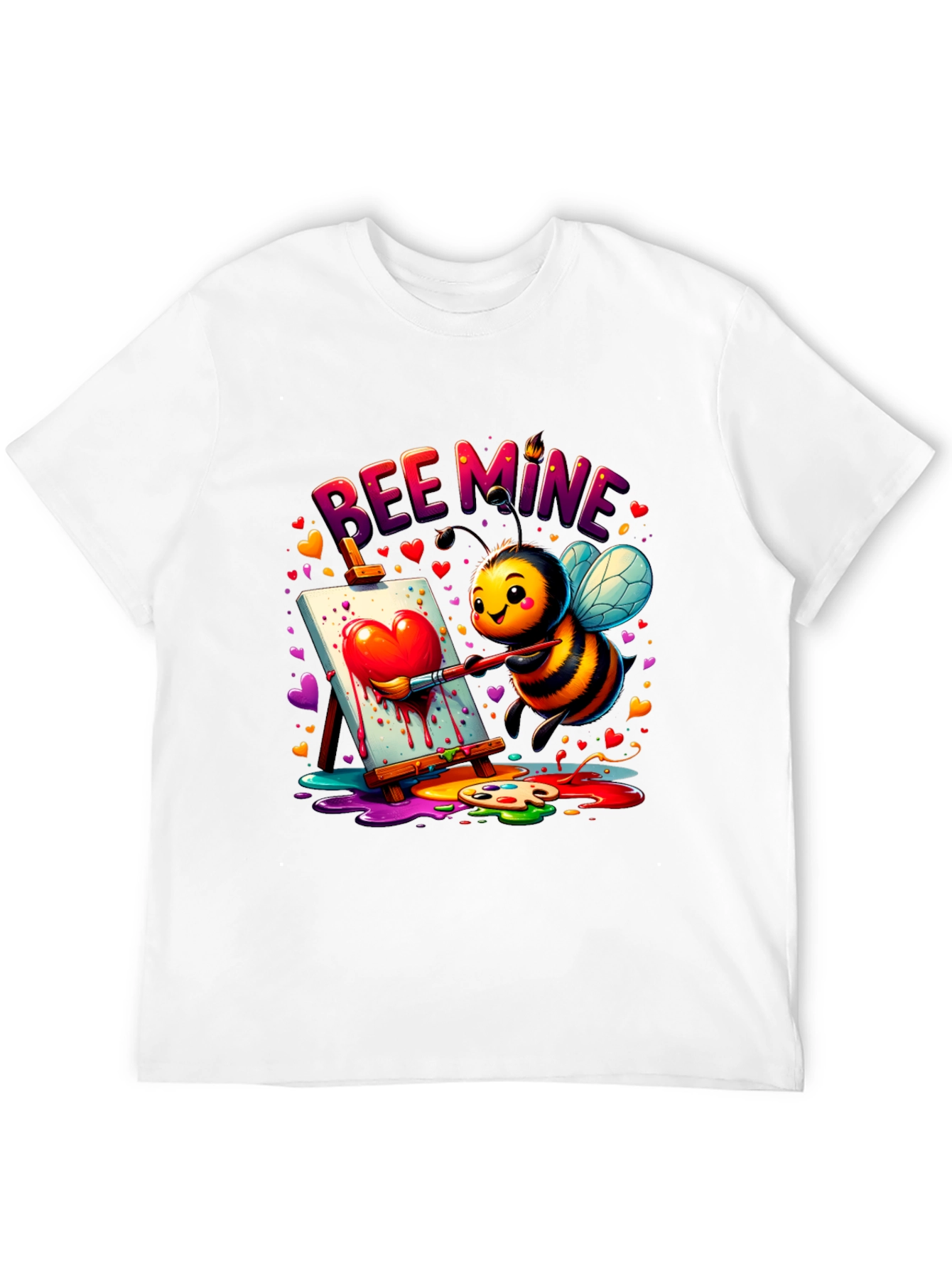 Bee Mine Graphic Tee - Valentines Day