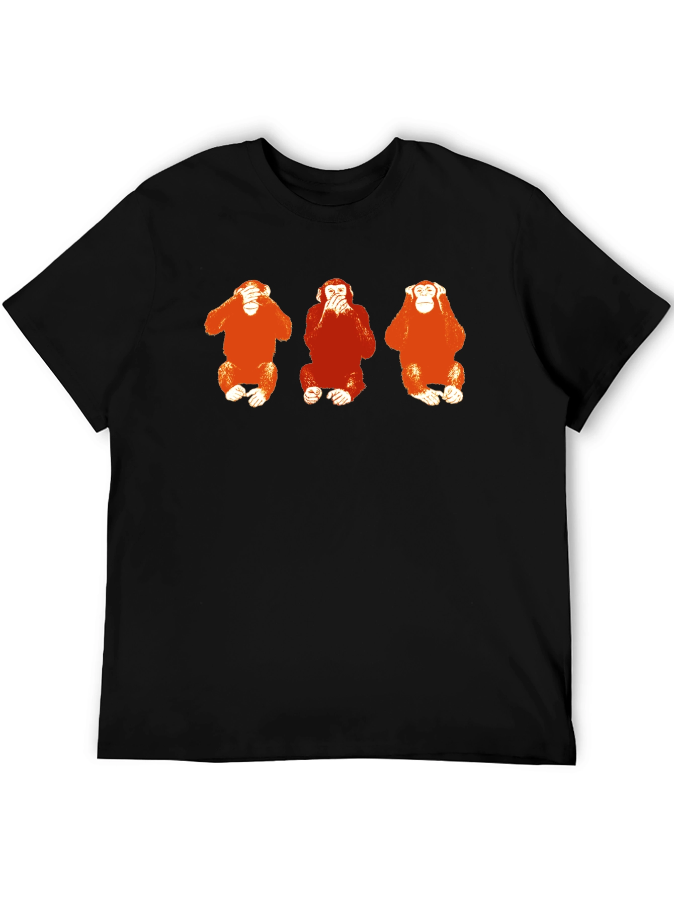 Hear See Speak No Evil Monkey Graphic Tee