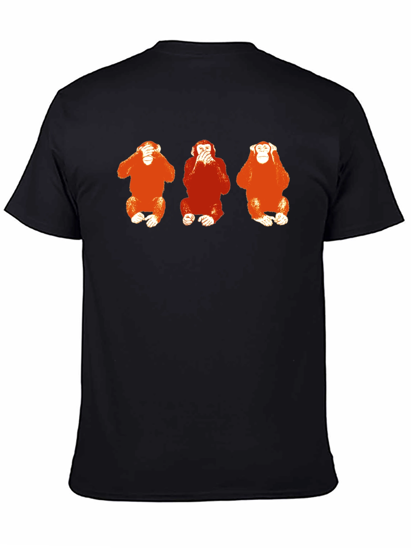 Hear See Speak No Evil Monkey Graphic Tee