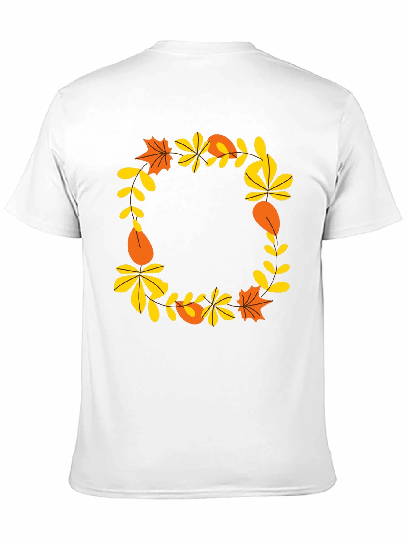 Autumn Leaves Wreath Graphic Tee