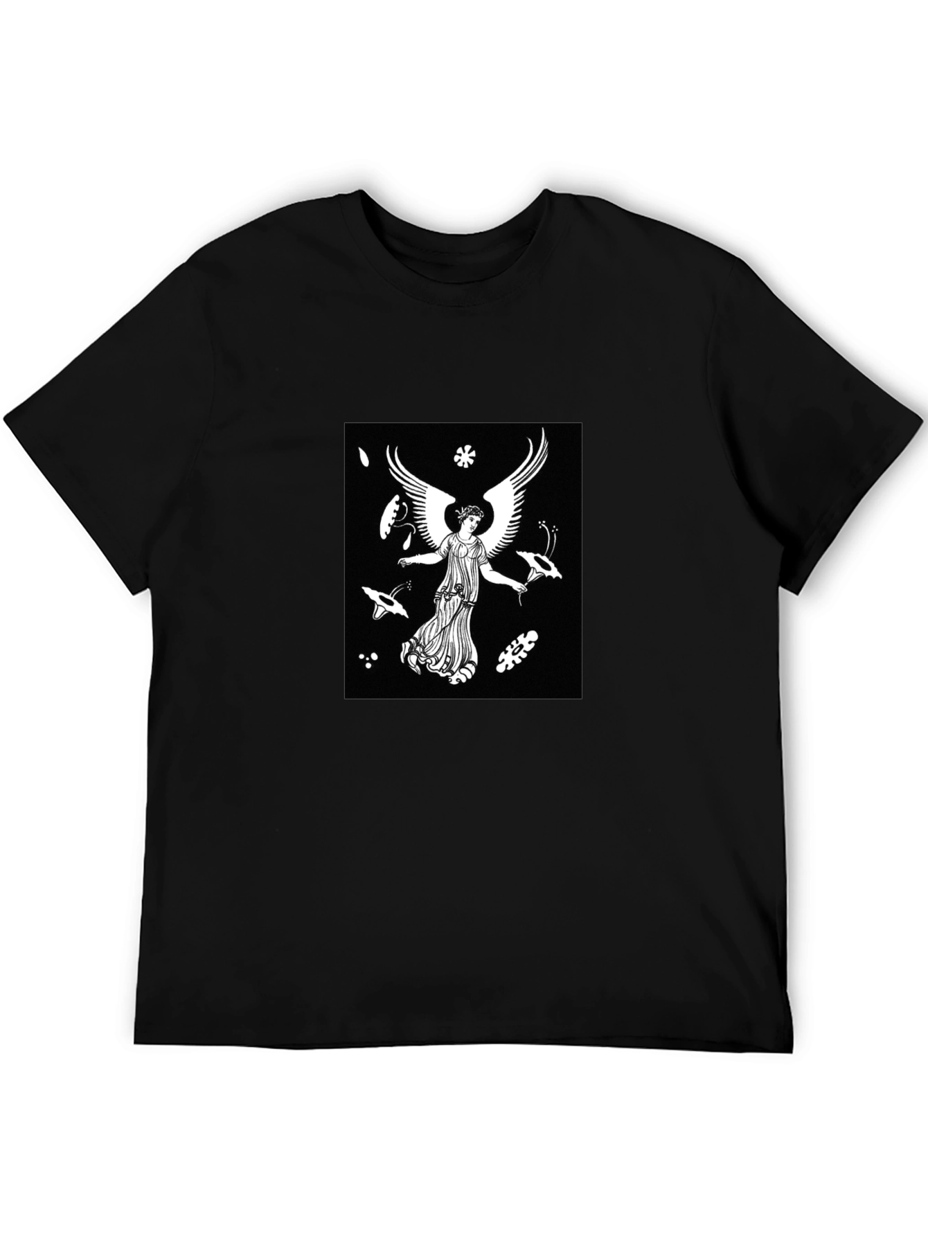 Angel Graphic Black T-Shirt