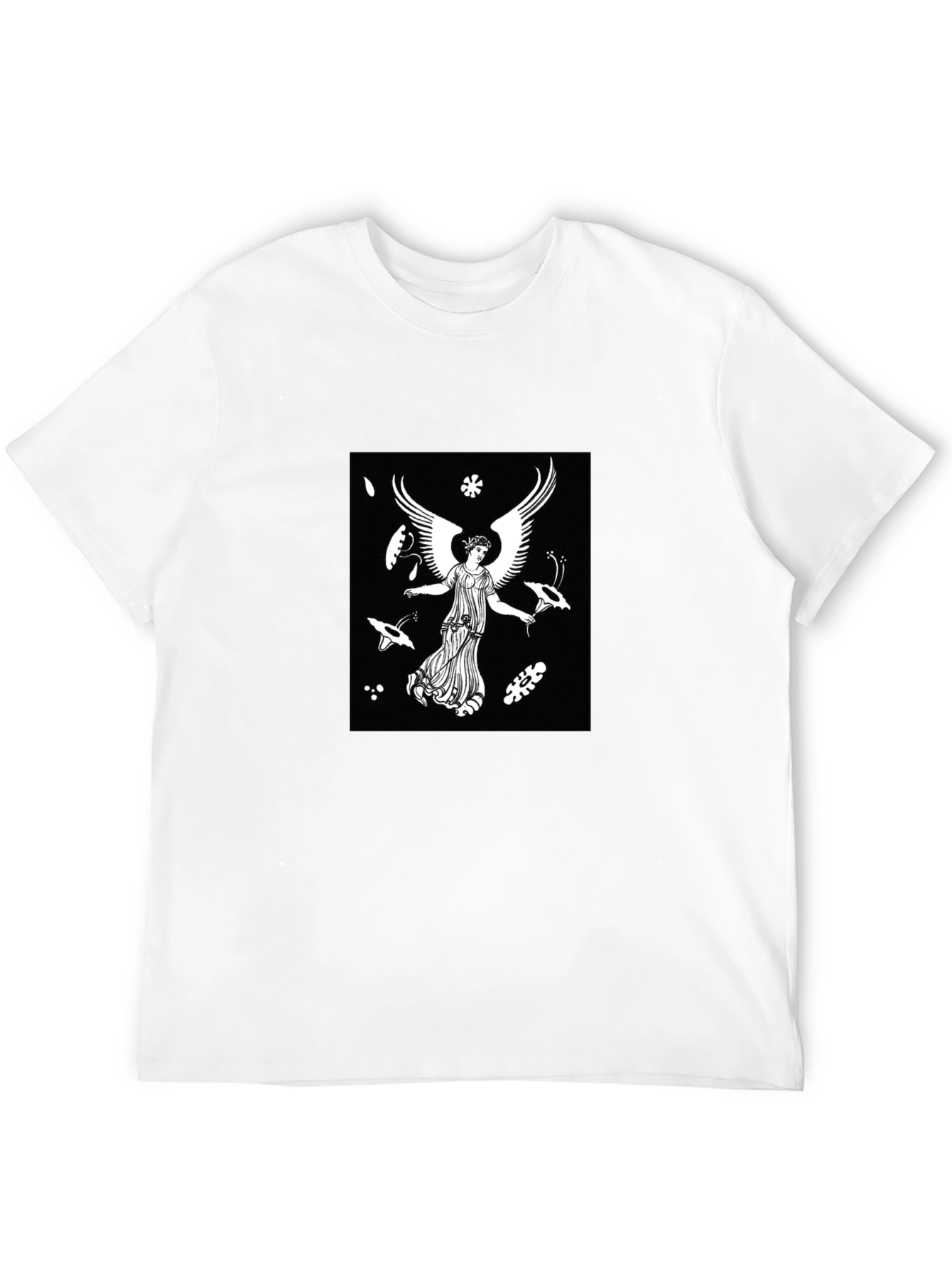 Angel Graphic Black T-Shirt