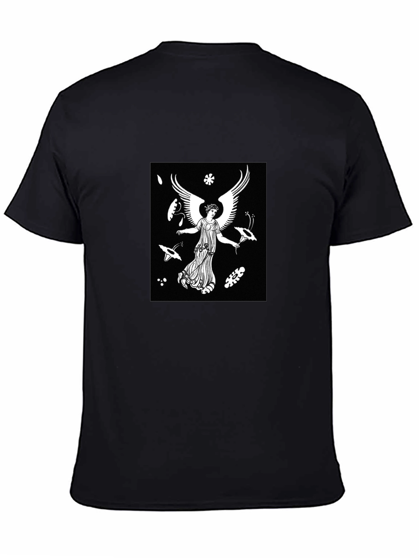 Angel Graphic Black T-Shirt