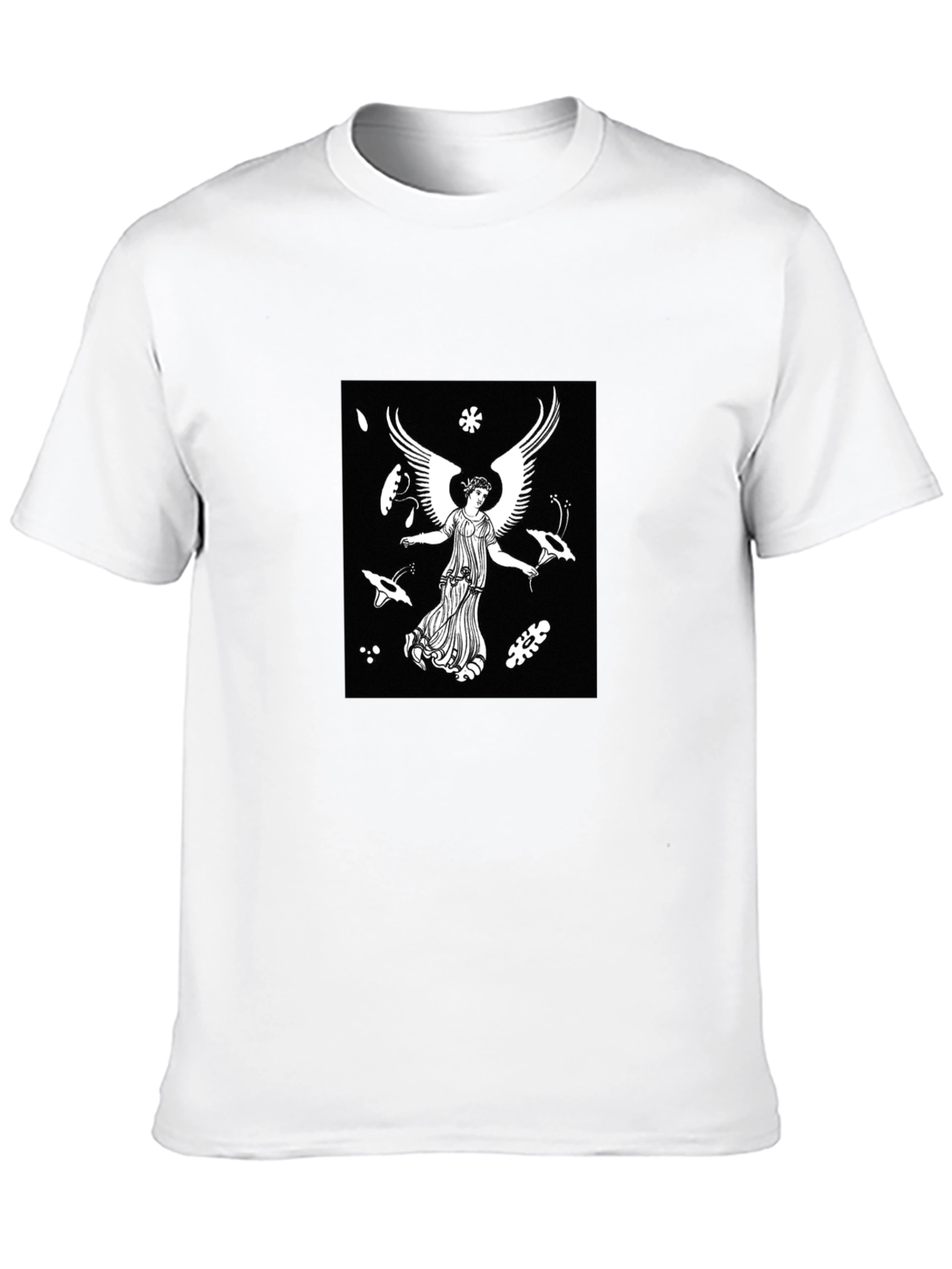 Angel Graphic Black T-Shirt