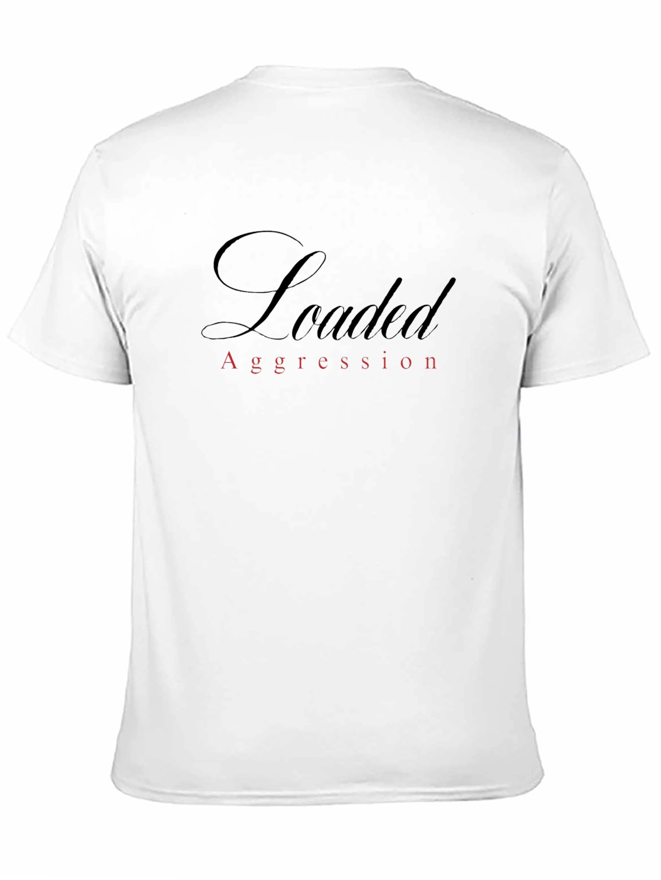 Loaded Aggression Black Graphic Tee