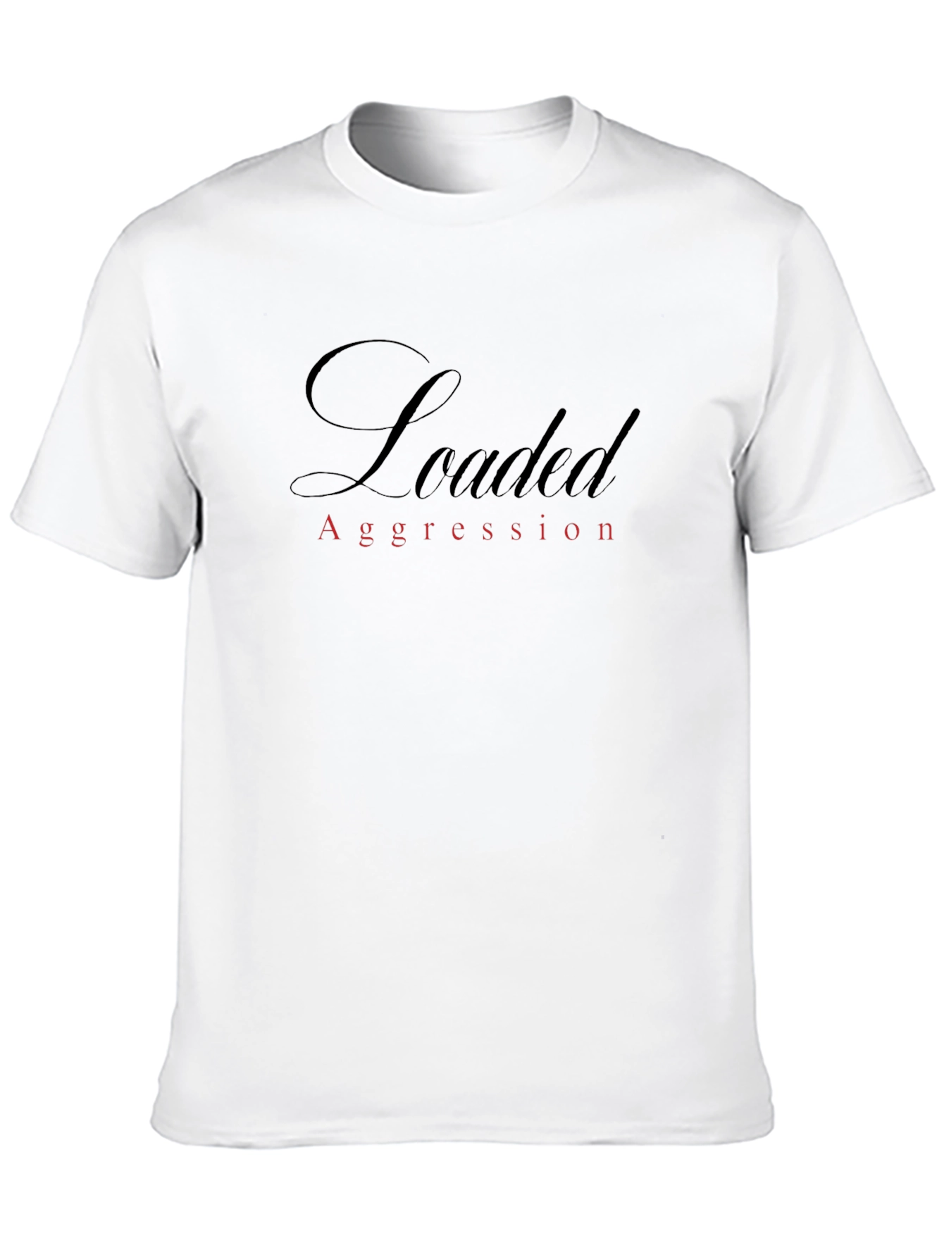 Loaded Aggression Black Graphic Tee