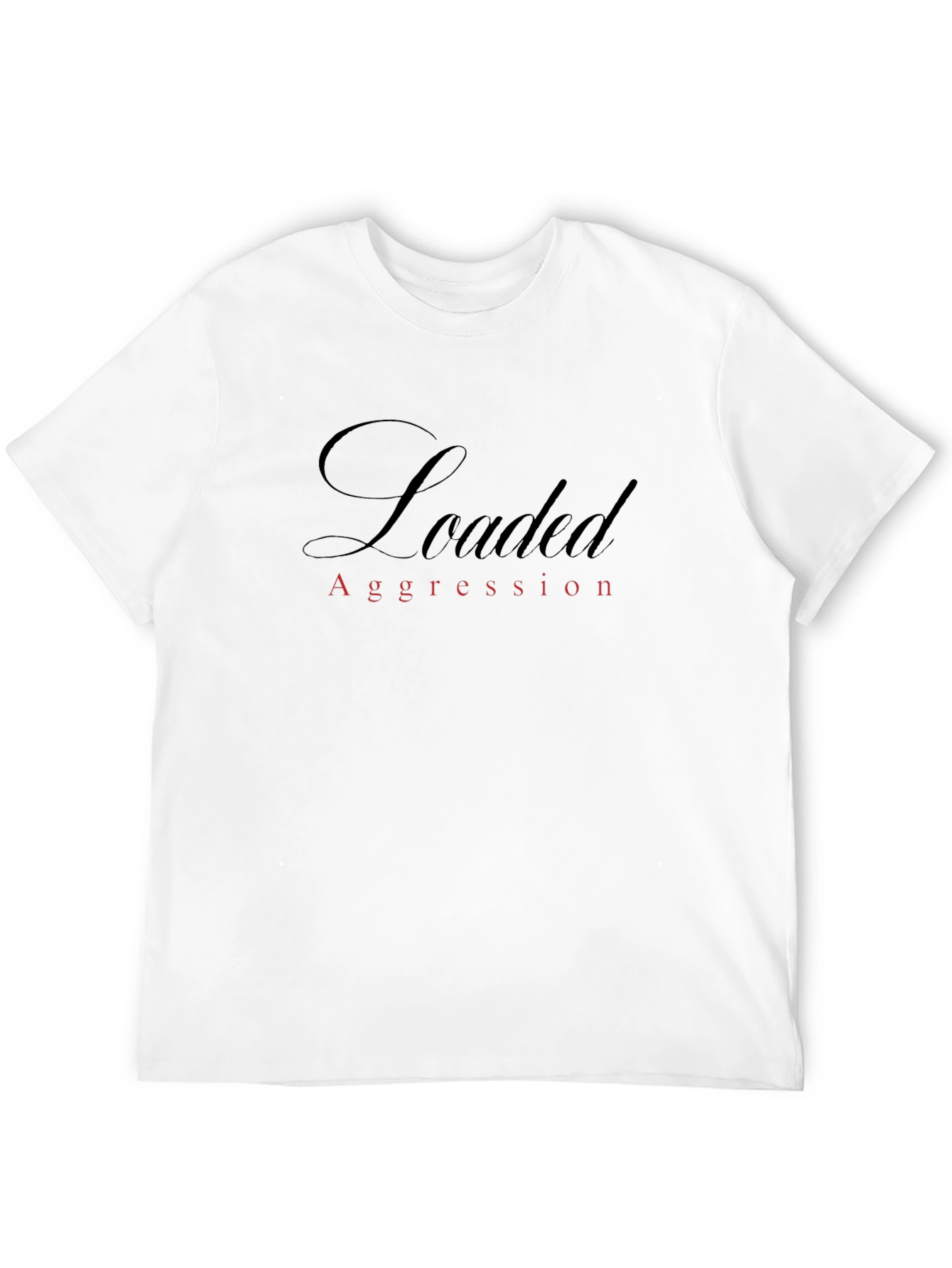 Loaded Aggression Black Graphic Tee