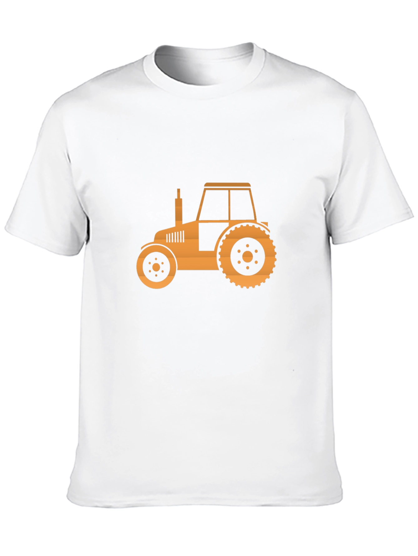 Tractor Graphic Tee - Mens Black Cotton T-Shirt
