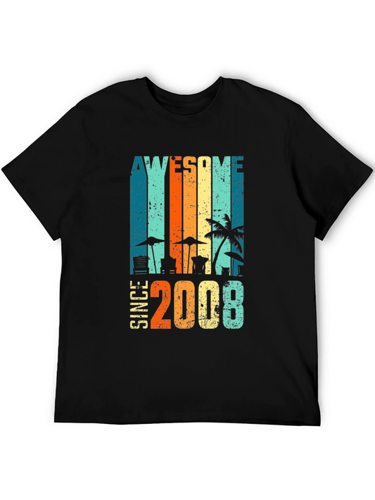 Awesome Since 2008 Beach T-Shirt