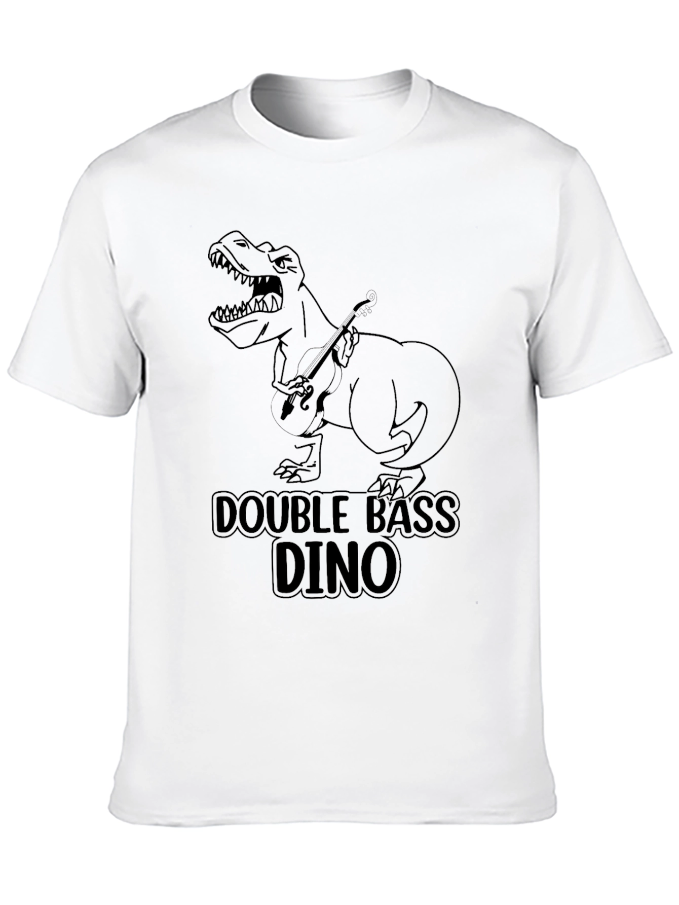 Double Bass Dino Graphic T-Shirt
