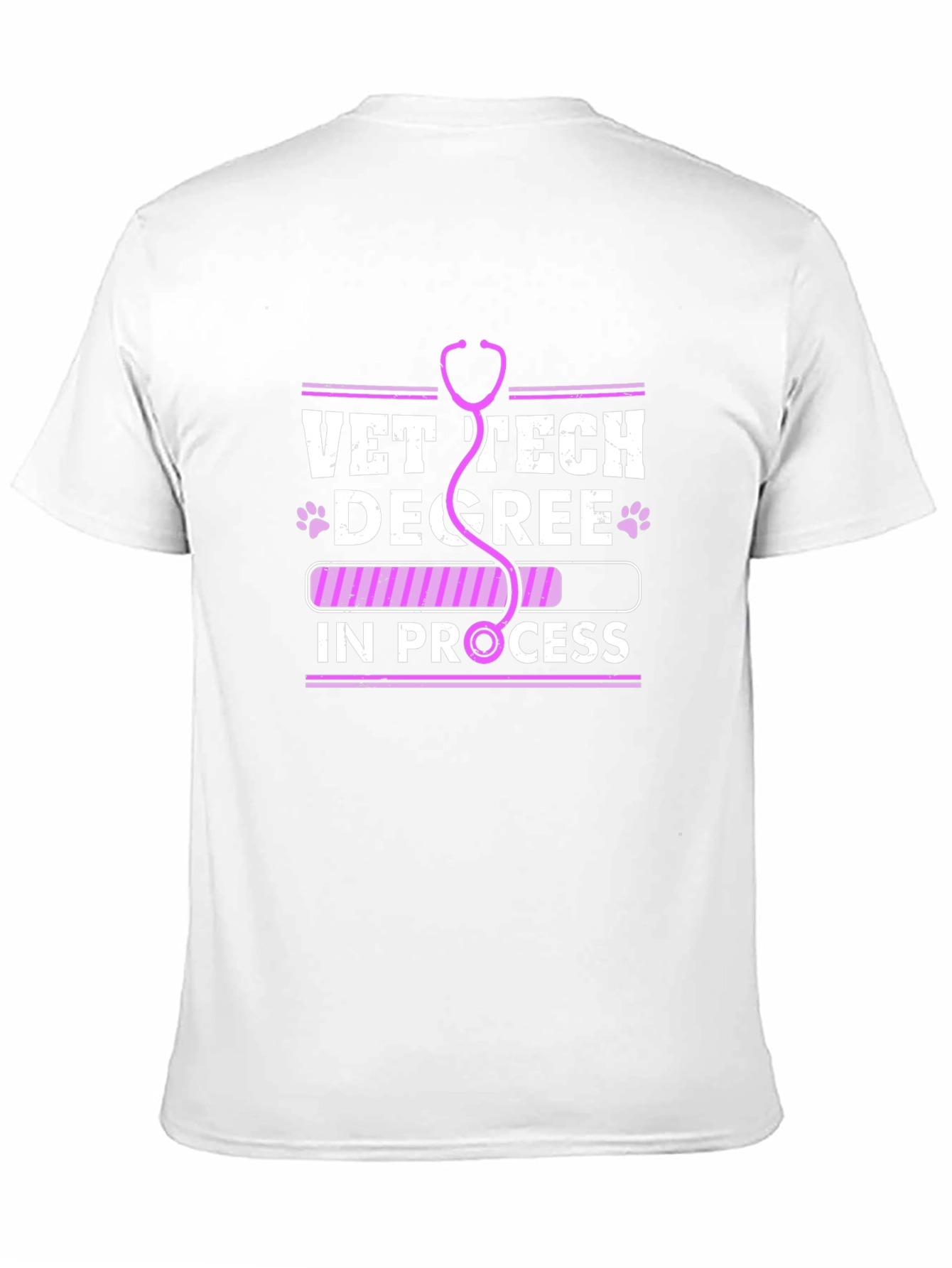 Vet Tech Degree In Progress T-Shirt Veterinary Student Tee