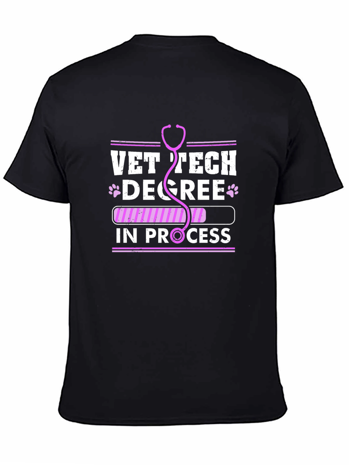 Vet Tech Degree In Progress T-Shirt Veterinary Student Tee