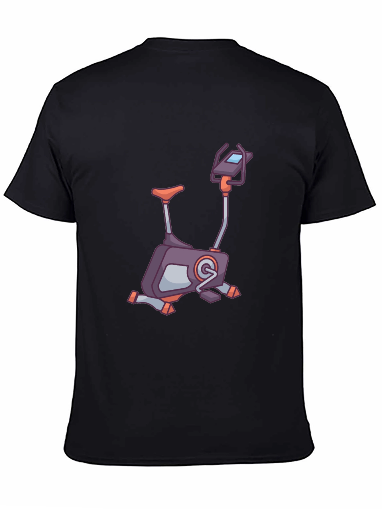 Exercise Bike Graphic Tee - Fitness Enthusiast Shirt