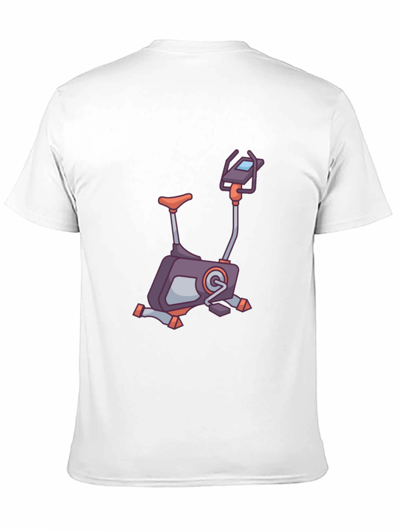 Exercise Bike Graphic Tee - Fitness Enthusiast Shirt