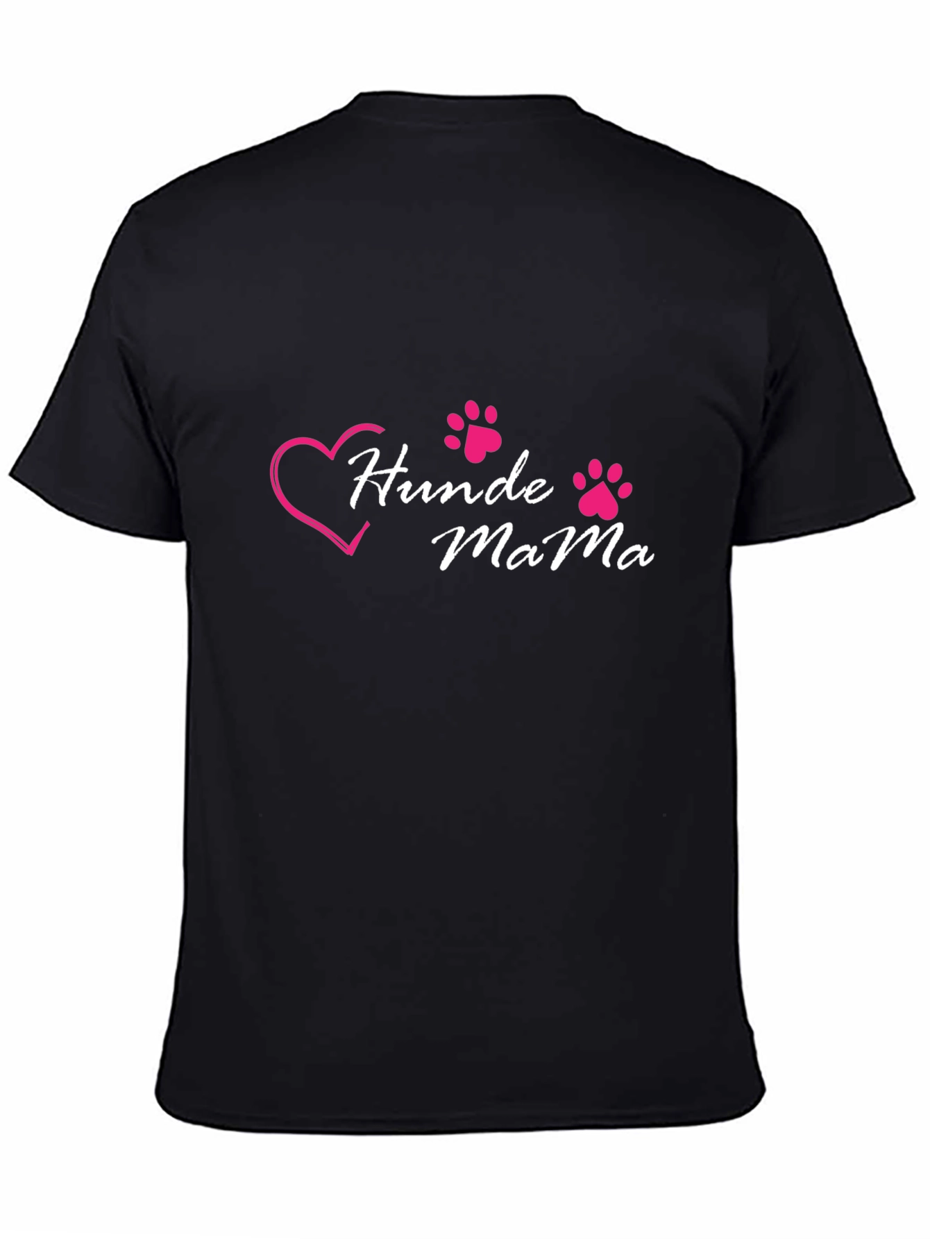 Hunde Mama Dog Lover T-Shirt - Black