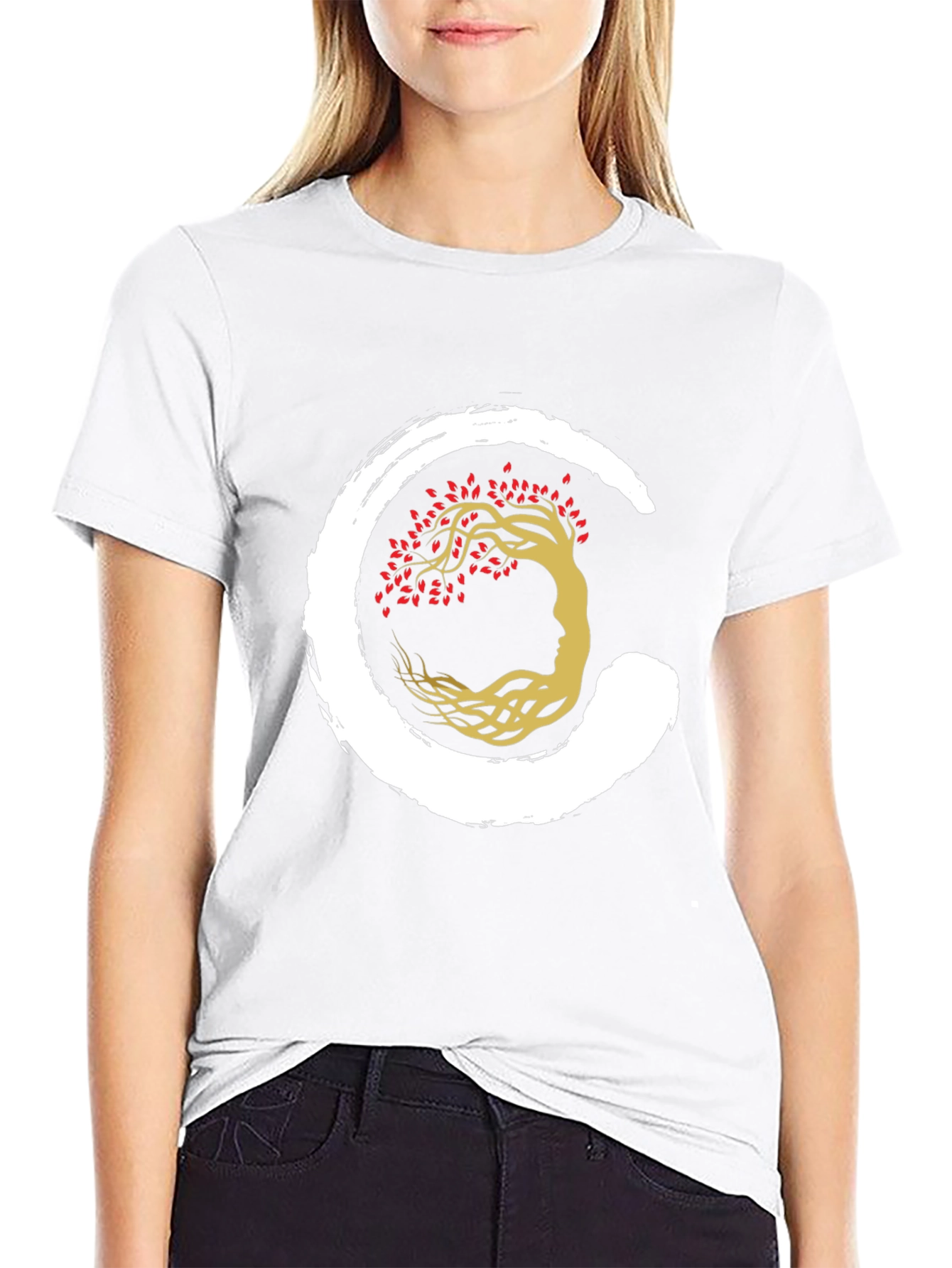 Zen Circle Tree of Life Graphic Tee