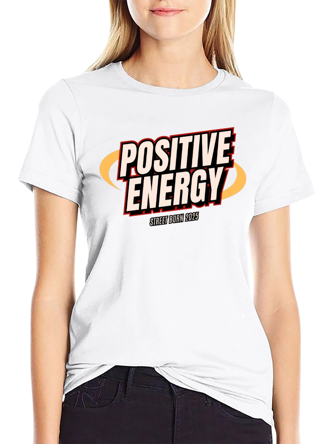 Positive Energy Street Born 2025 Black T-Shirt