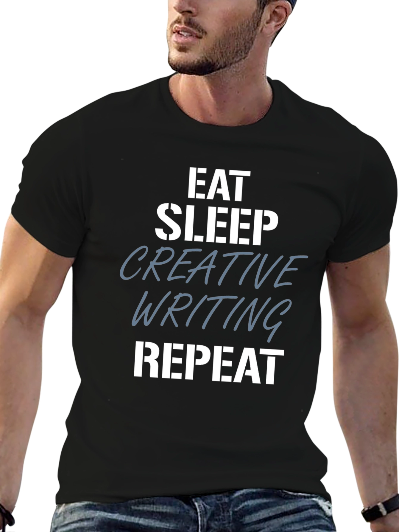 Eat Sleep Creative Writing Repeat T-Shirt