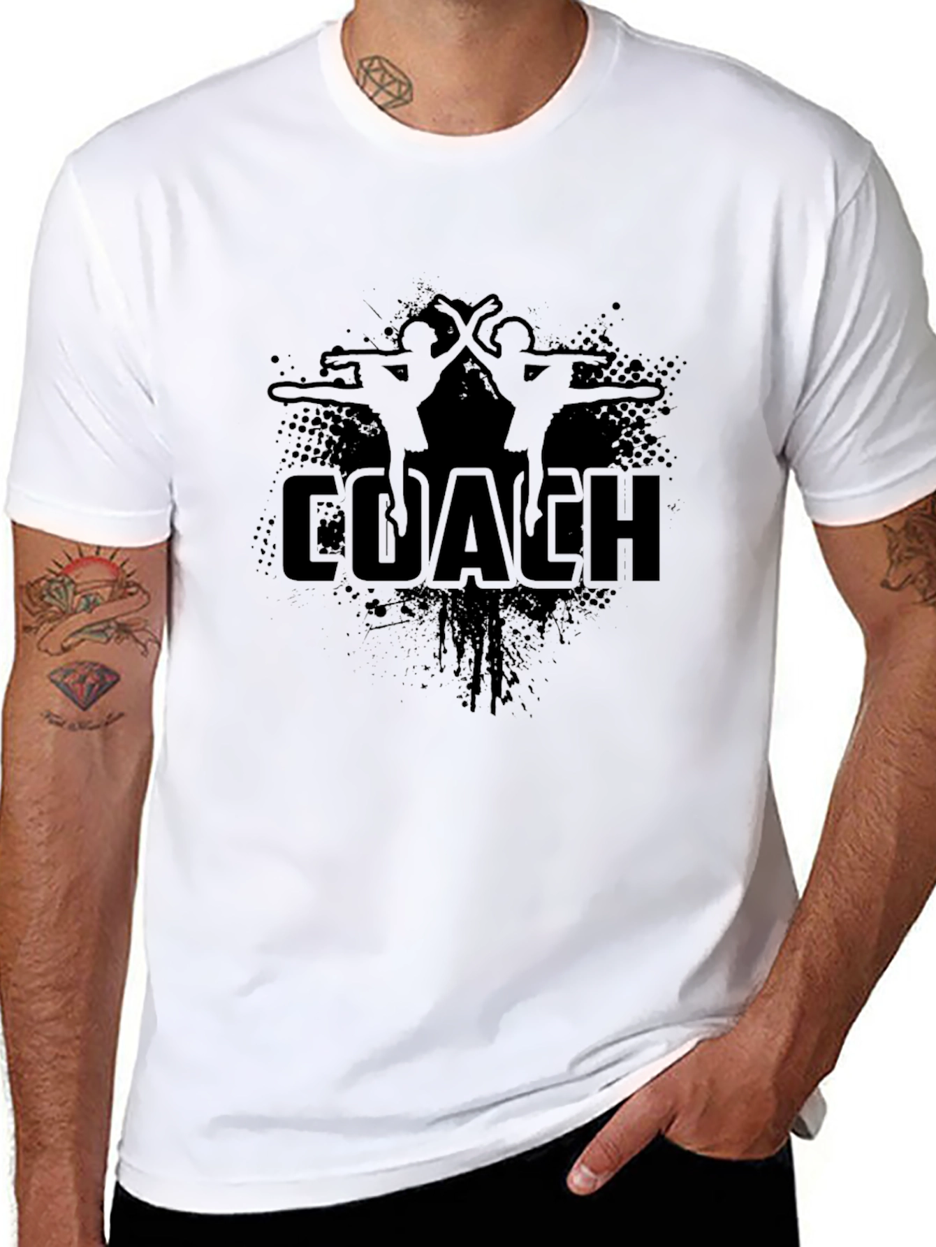 Coach Gymnastics Black T-Shirt