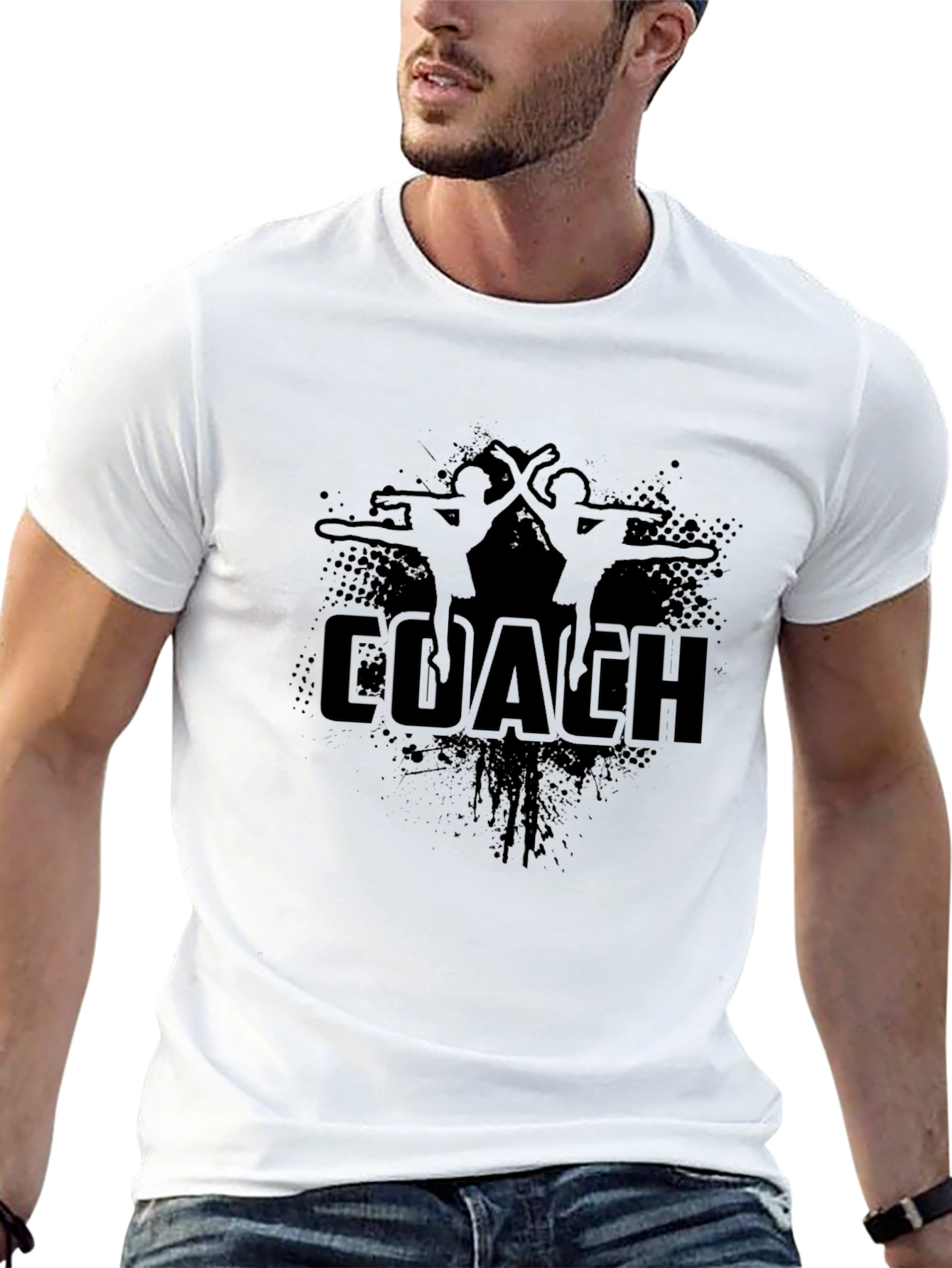Coach Gymnastics Black T-Shirt