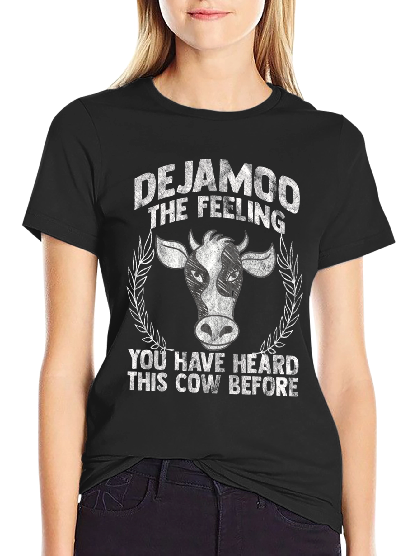 DejaMoo Funny Cow Graphic Tee