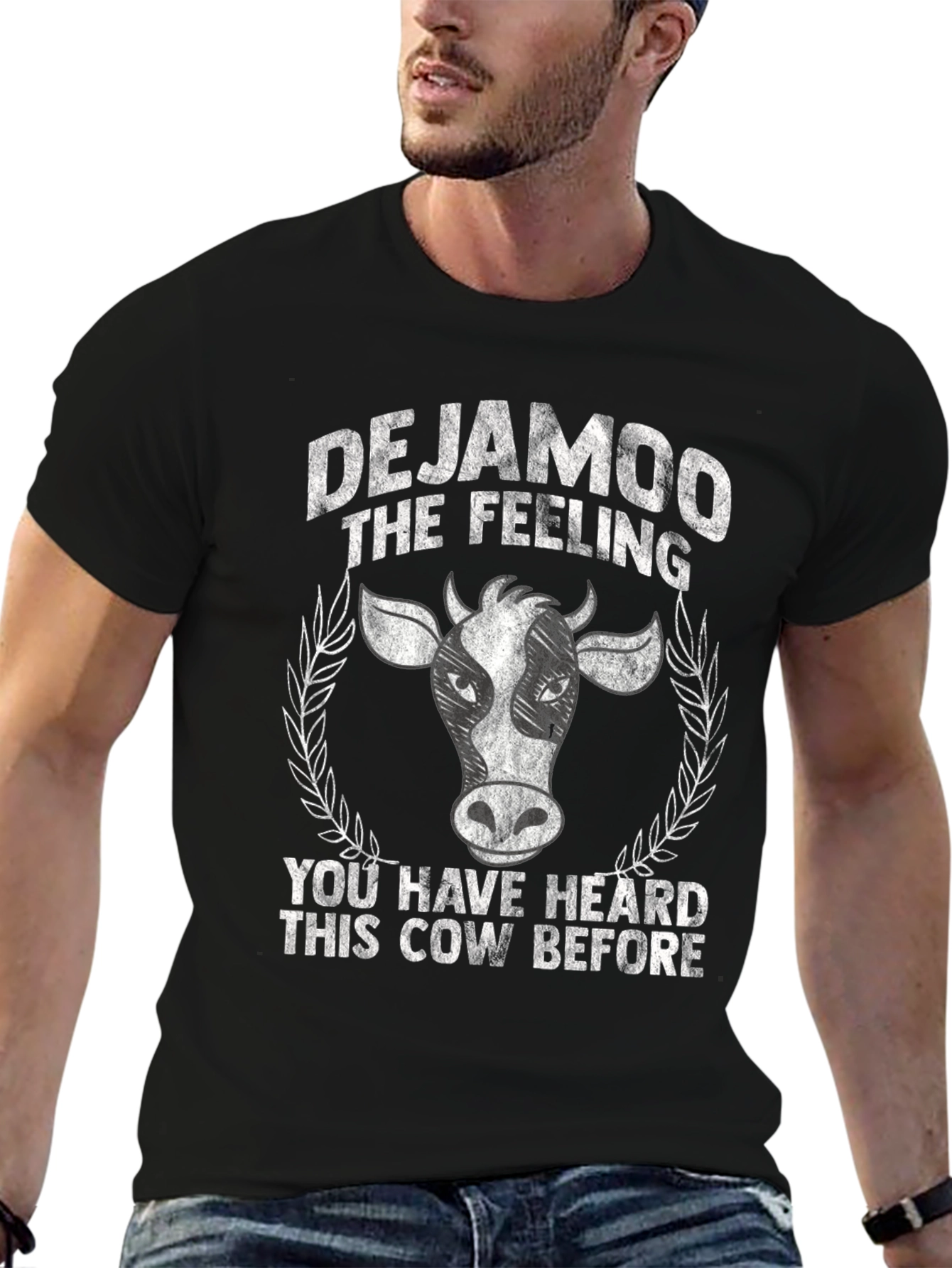 DejaMoo Funny Cow Graphic Tee