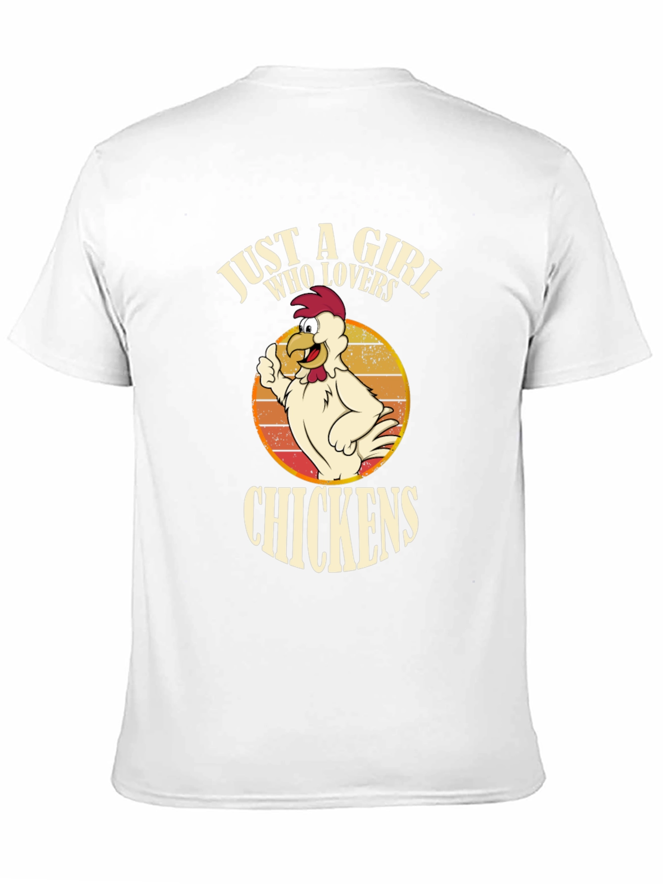 Just A Girl Who Loves Chickens Graphic Tee