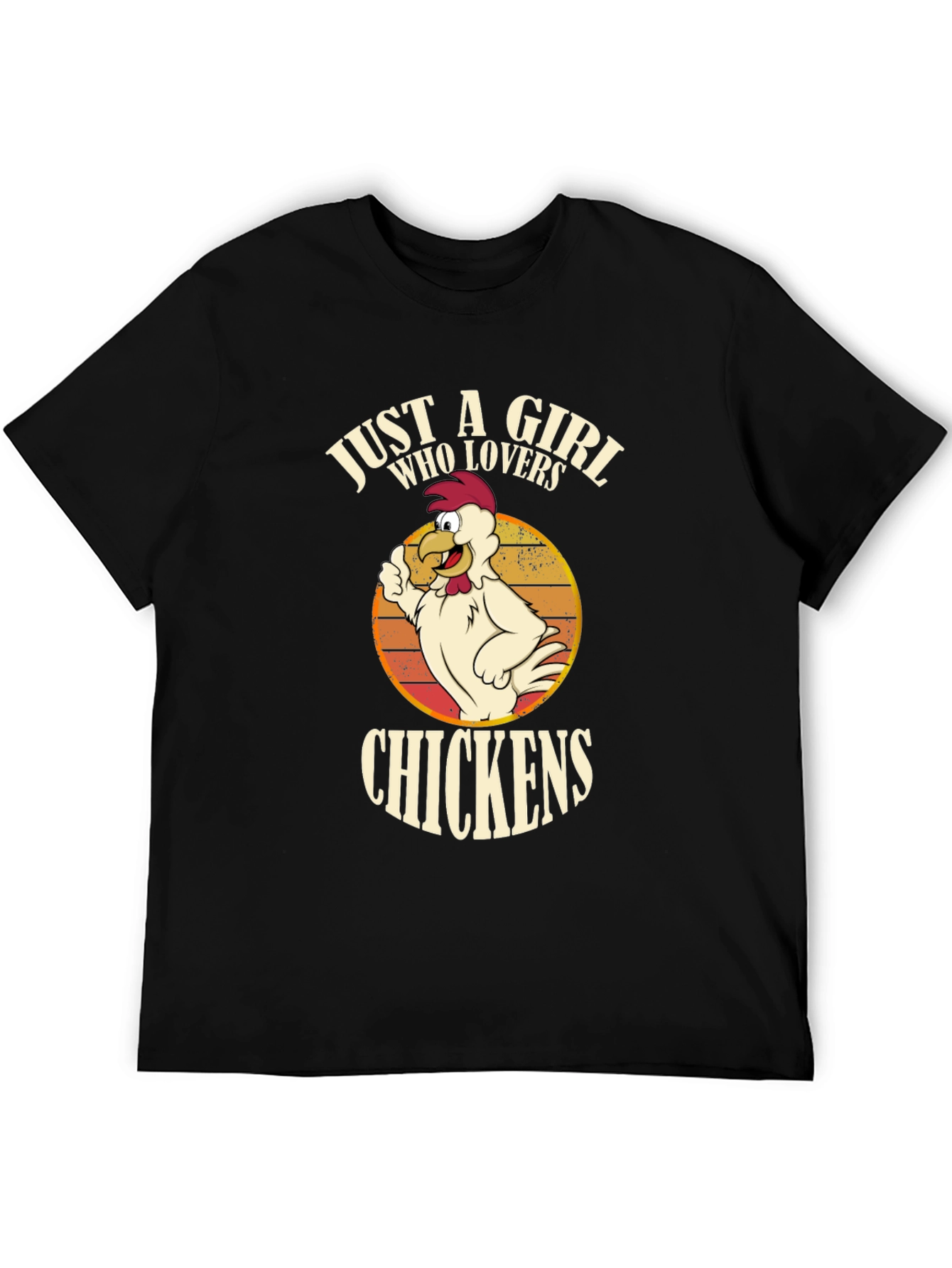 Just A Girl Who Loves Chickens Graphic Tee