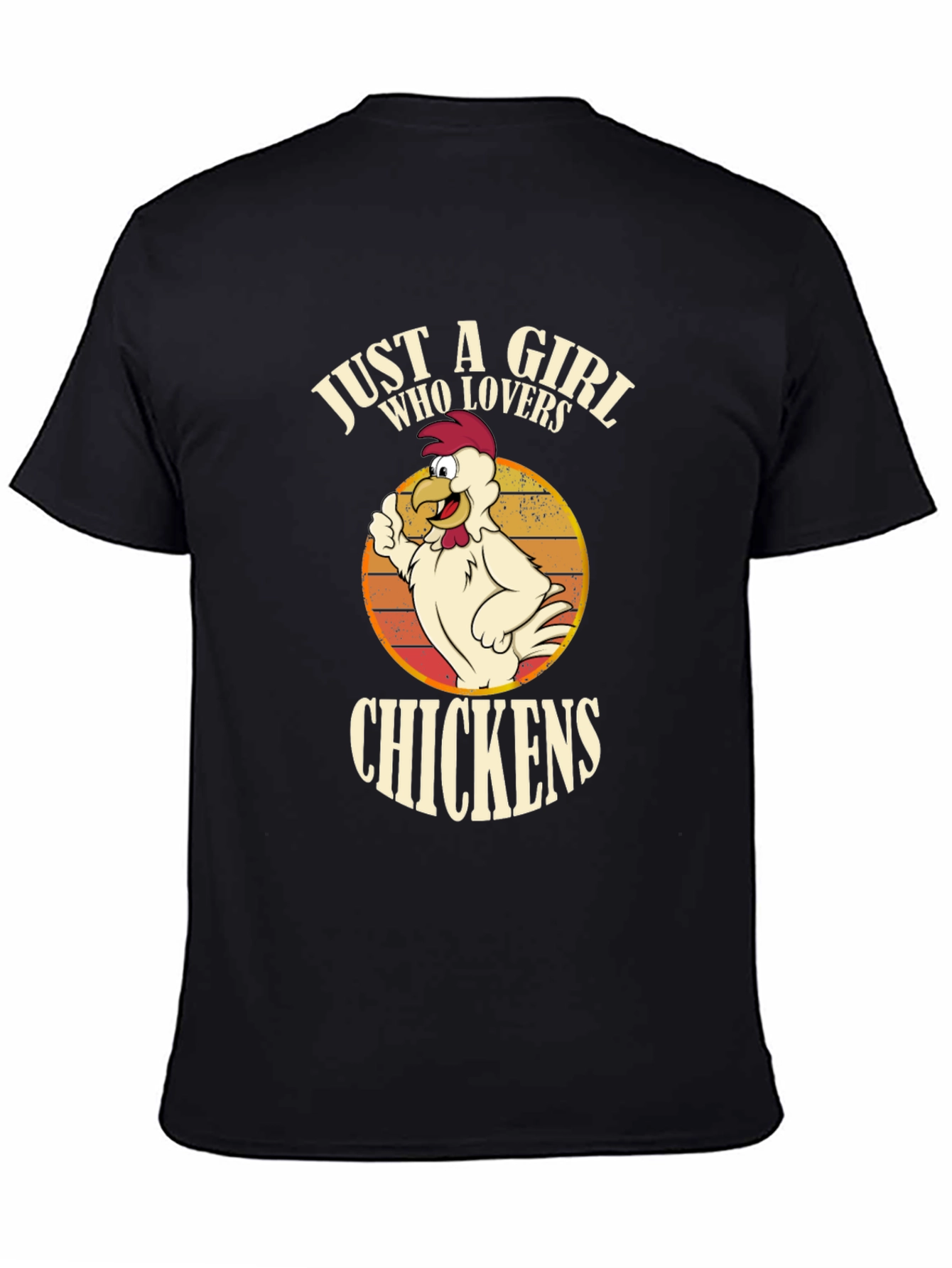 Just A Girl Who Loves Chickens Graphic Tee