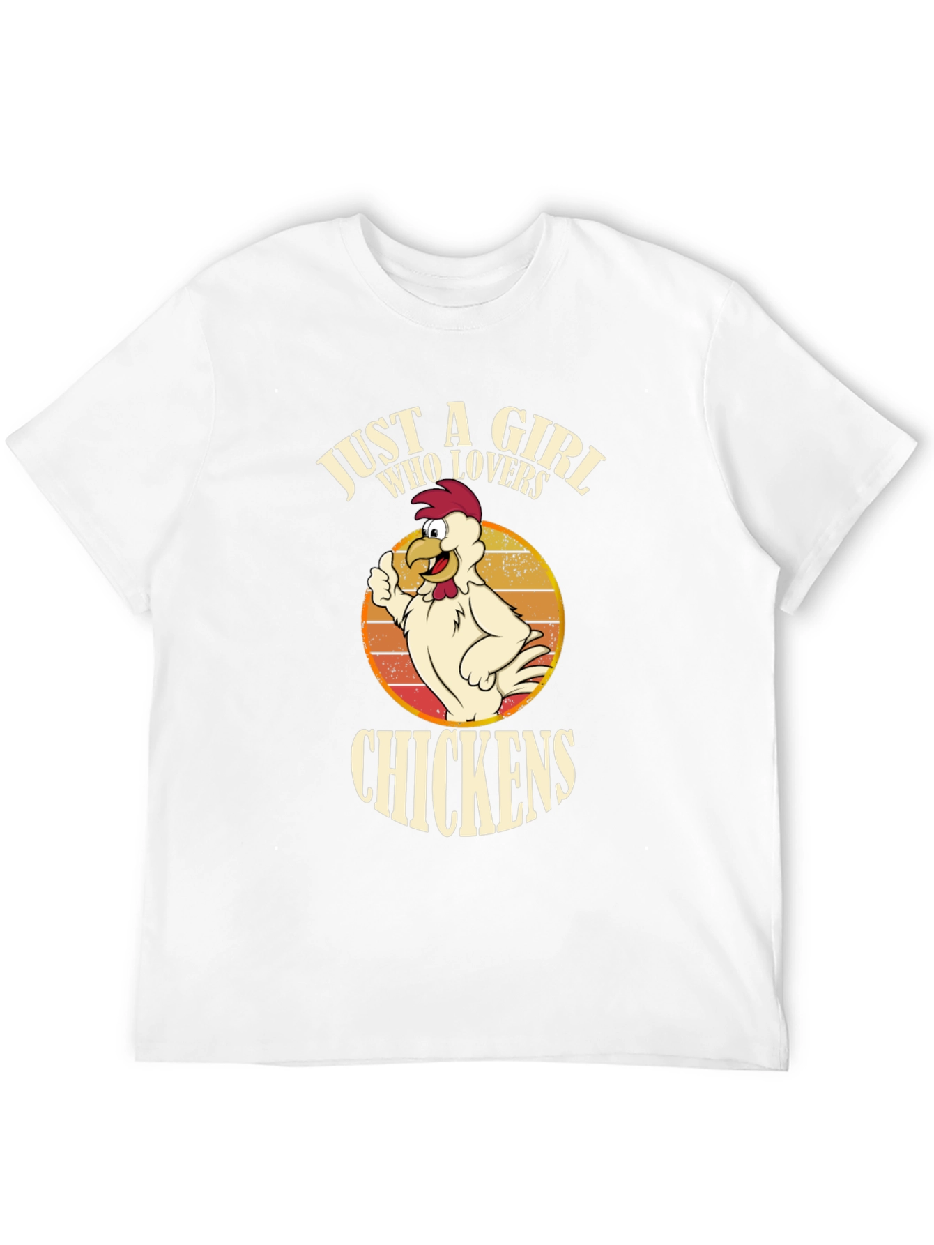 Just A Girl Who Loves Chickens Graphic Tee