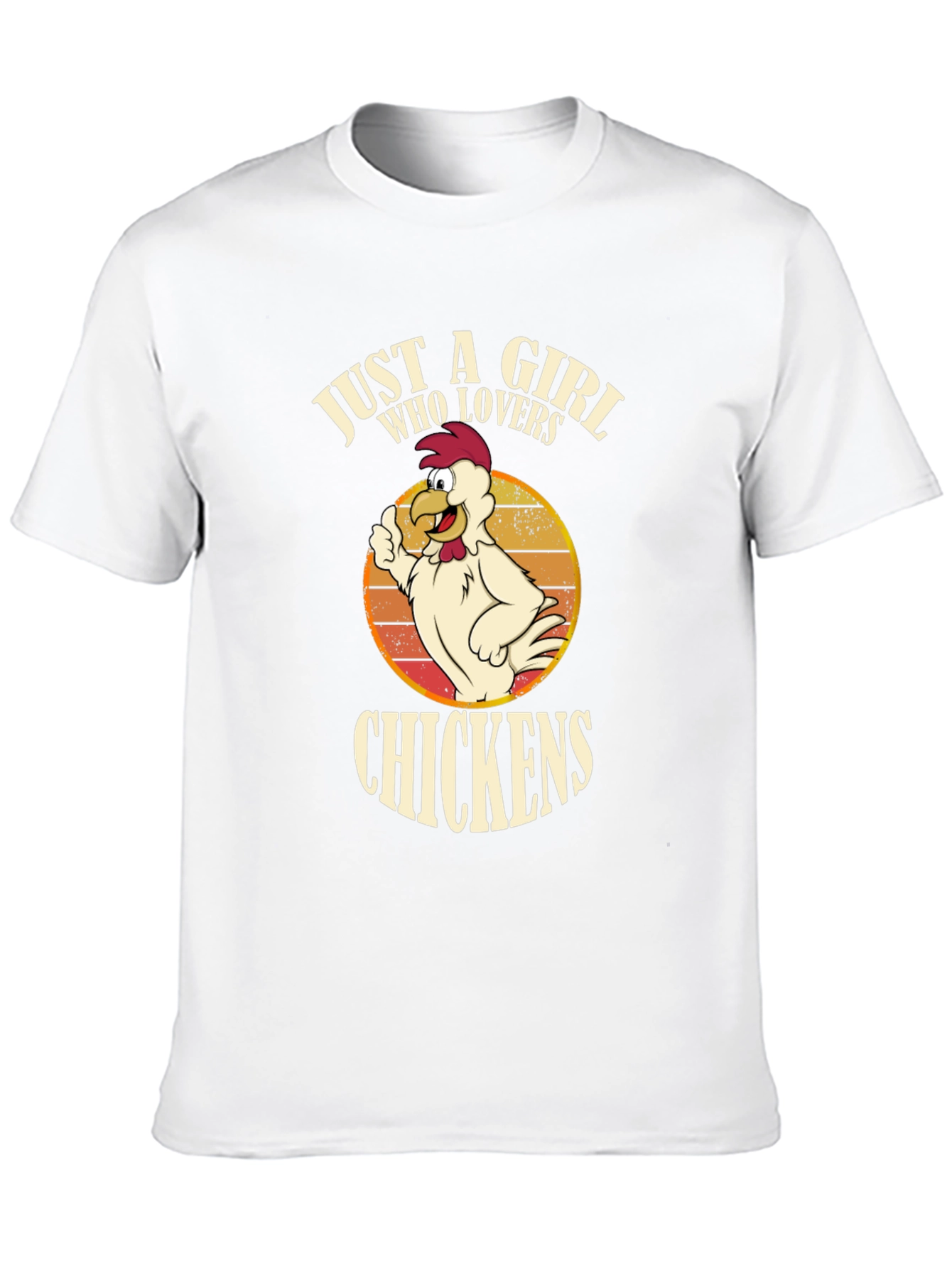 Just A Girl Who Loves Chickens Graphic Tee