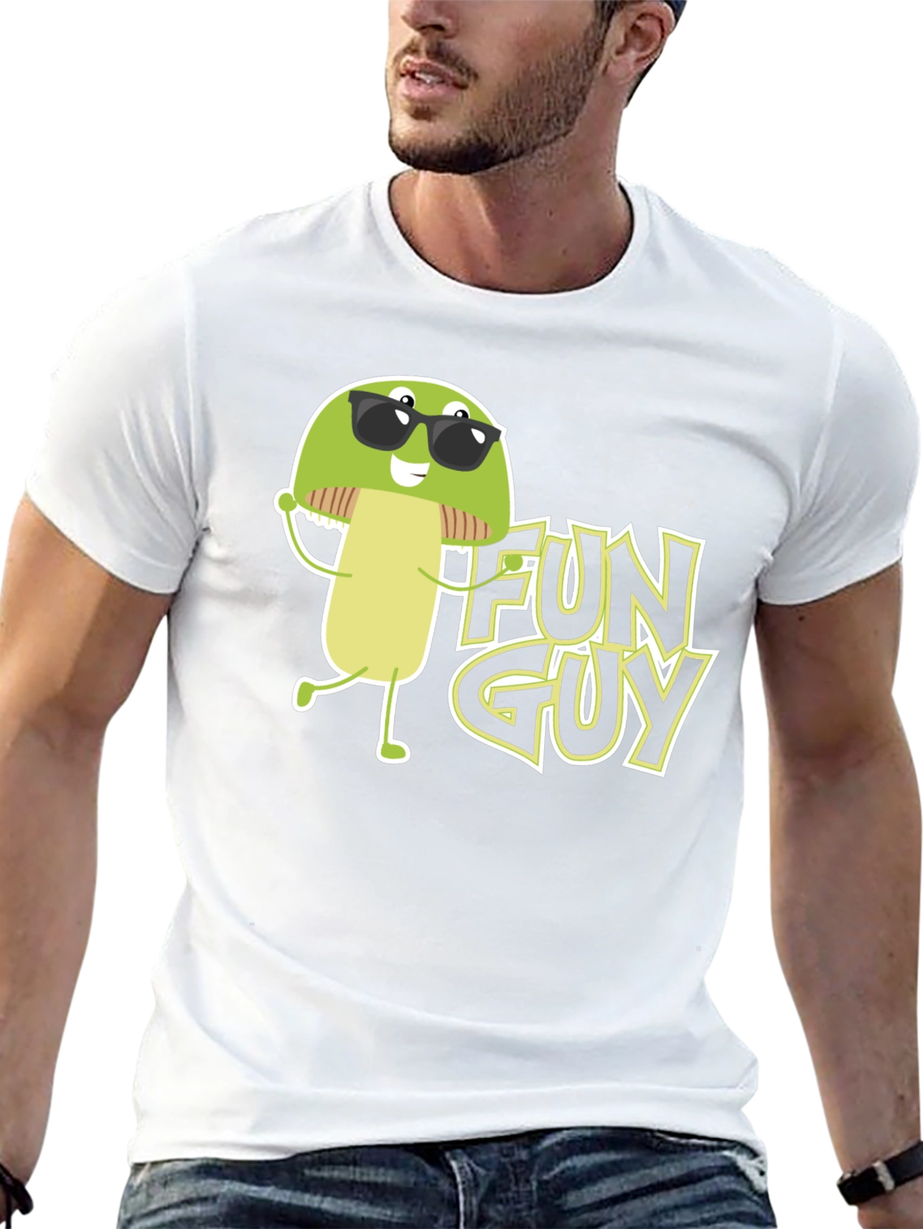 Fun Guy Black Graphic T-Shirt