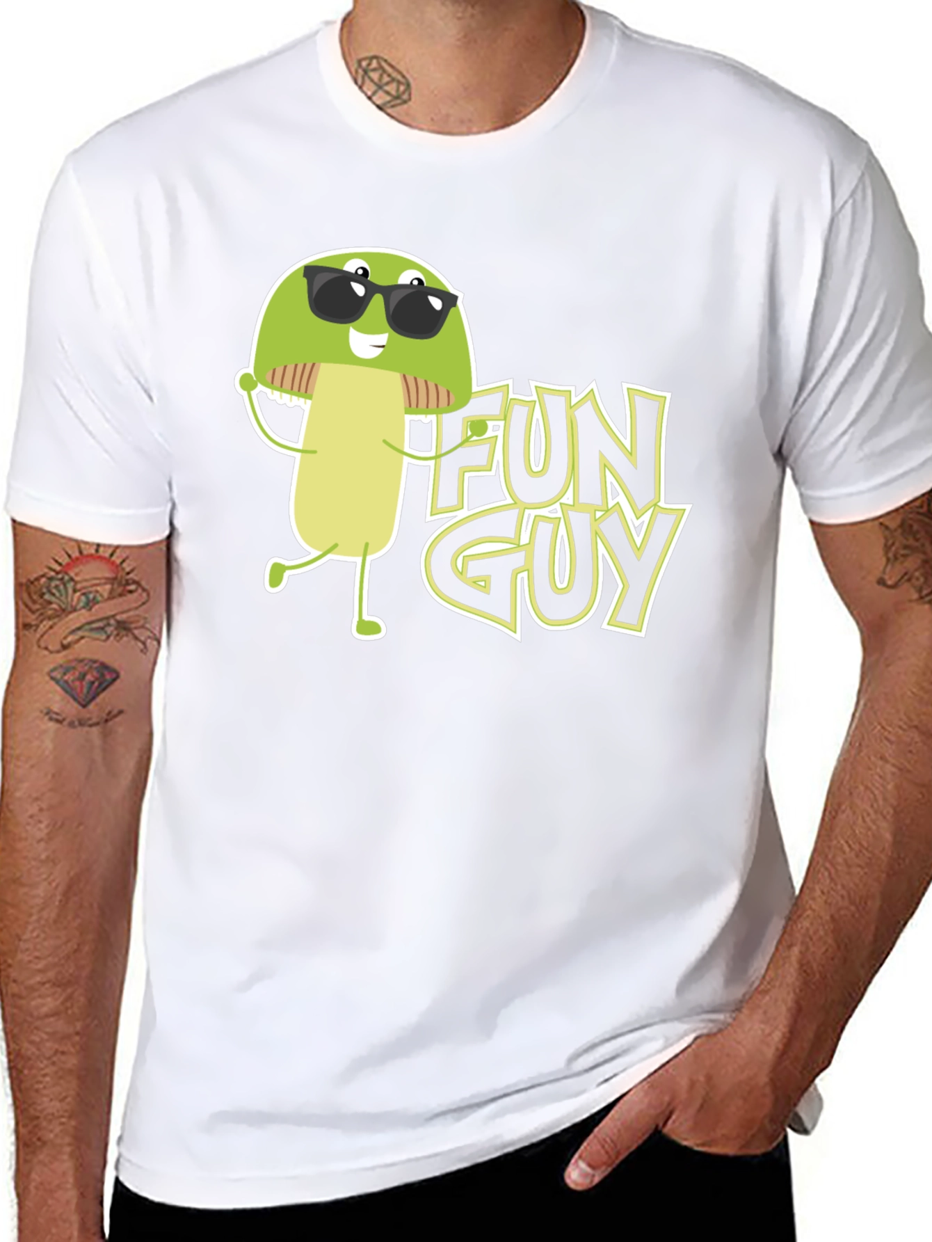 Fun Guy Black Graphic T-Shirt