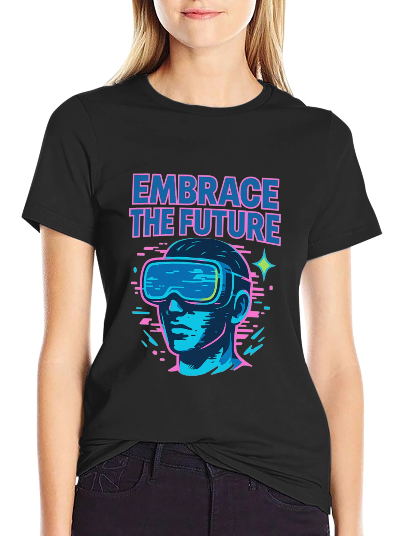 Embrace the Future Graphic Tee - VR Ready