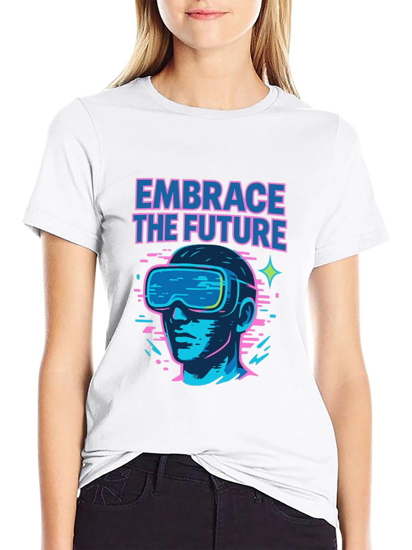 Embrace the Future Graphic Tee - VR Ready