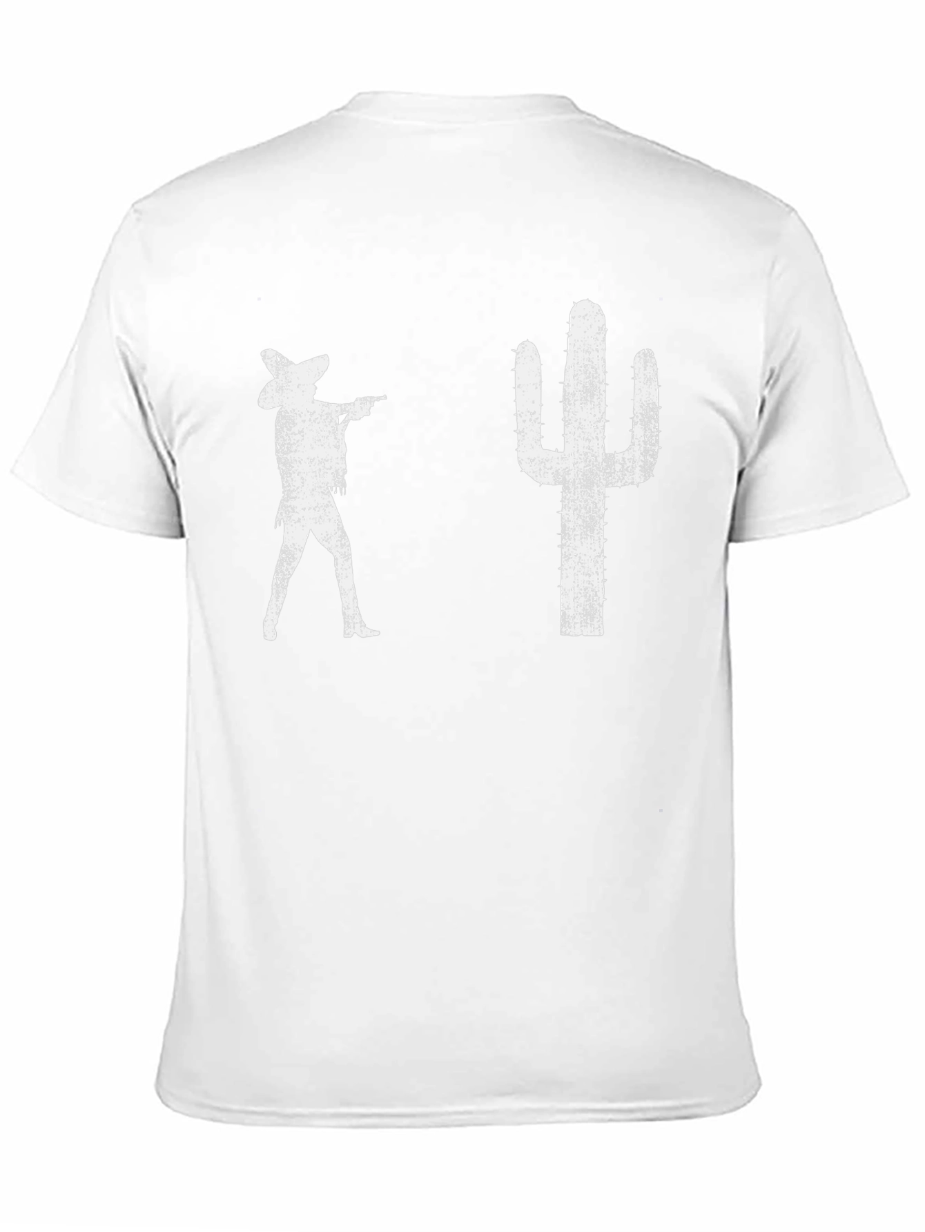 Retro Western Graphic Tee - Cactus Cowboy