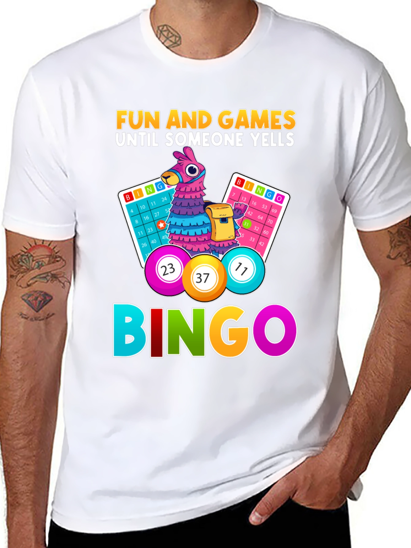 Fun Bingo T-Shirt - Games Until Someone Yells Bingo!