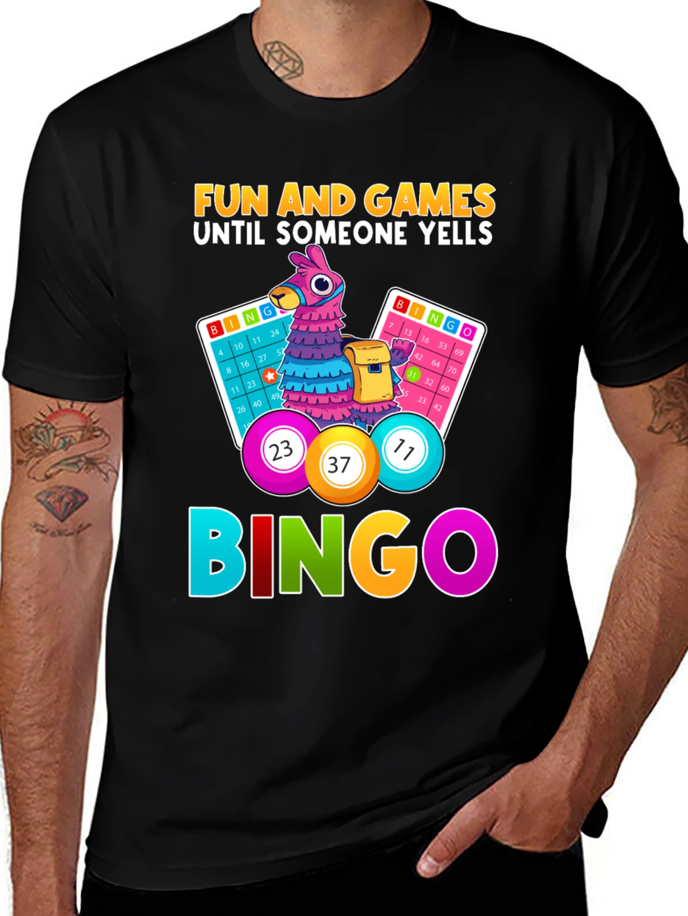 Fun Bingo T-Shirt - Games Until Someone Yells Bingo!