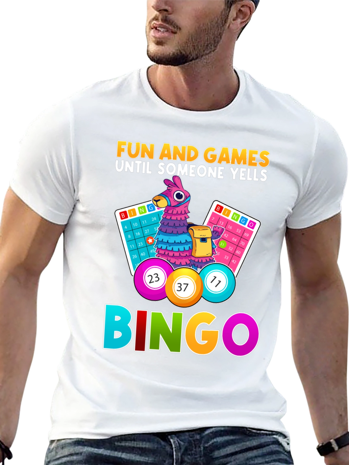 Fun Bingo T-Shirt - Games Until Someone Yells Bingo!