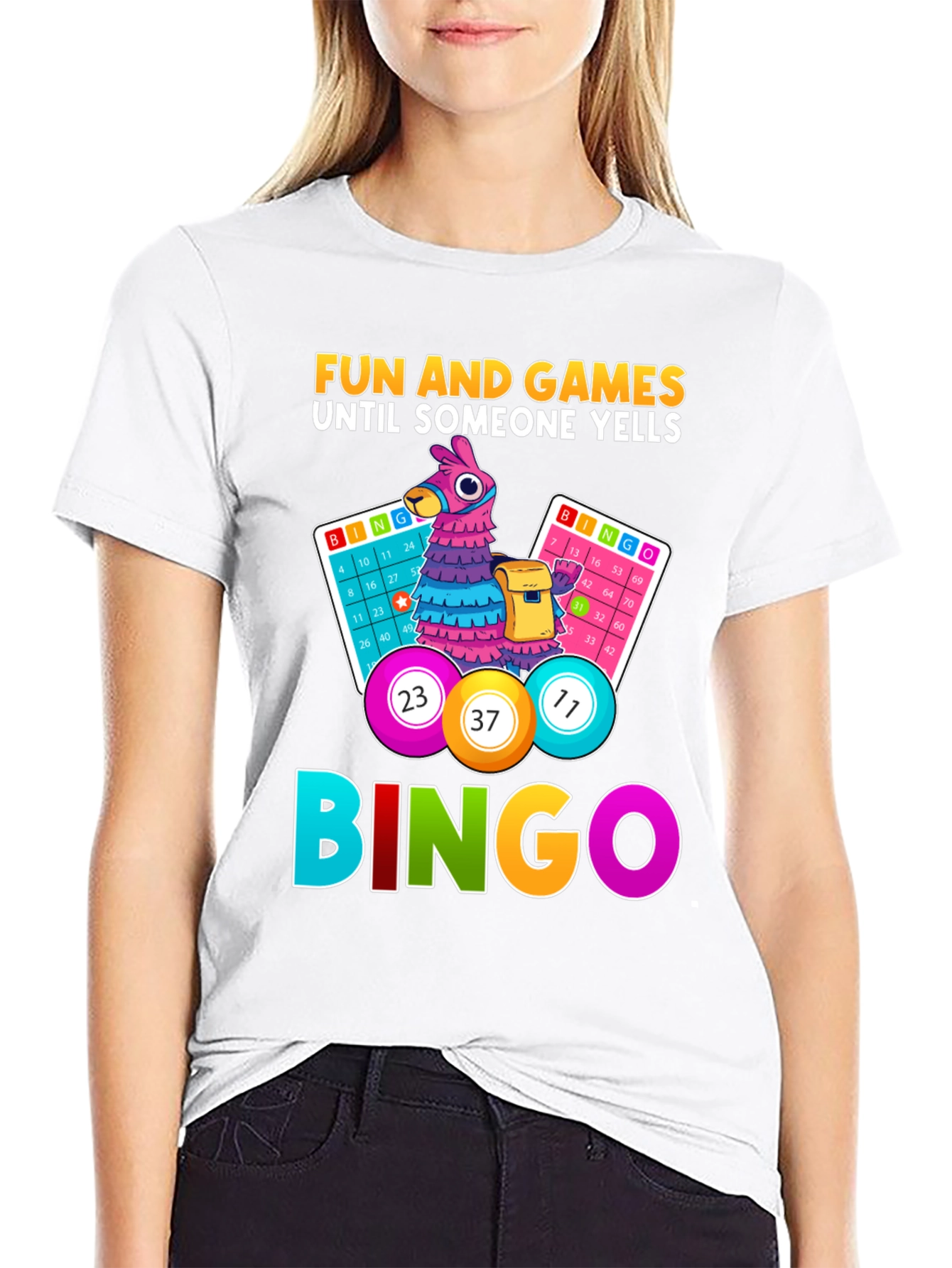 Fun Bingo T-Shirt - Games Until Someone Yells Bingo!