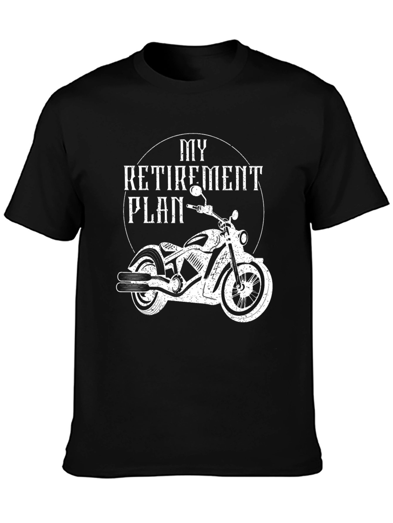 My Retirement Plan Motorcycle Graphic T-Shirt