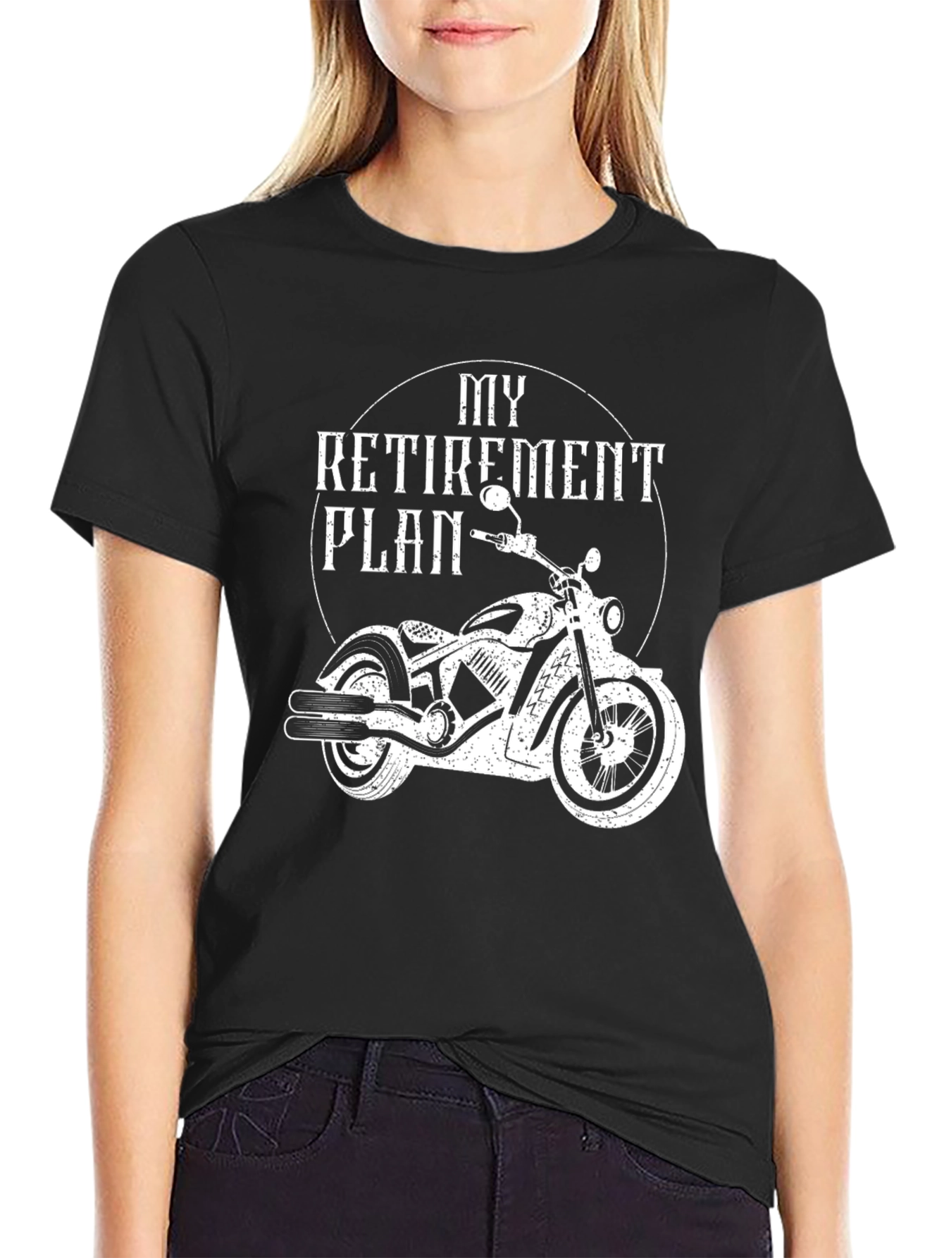 My Retirement Plan Motorcycle Graphic T-Shirt