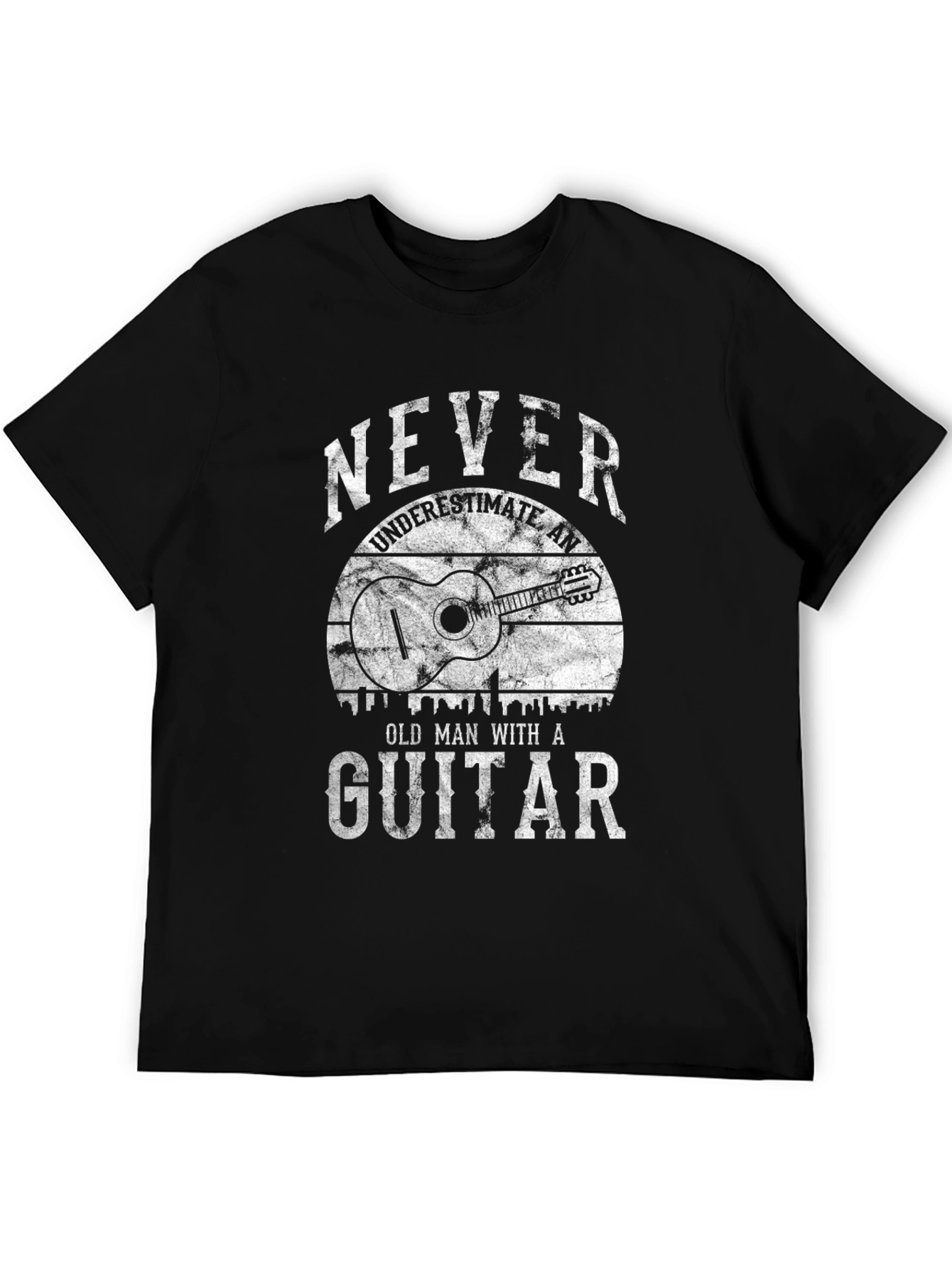 Never Underestimate Guitar T-Shirt
